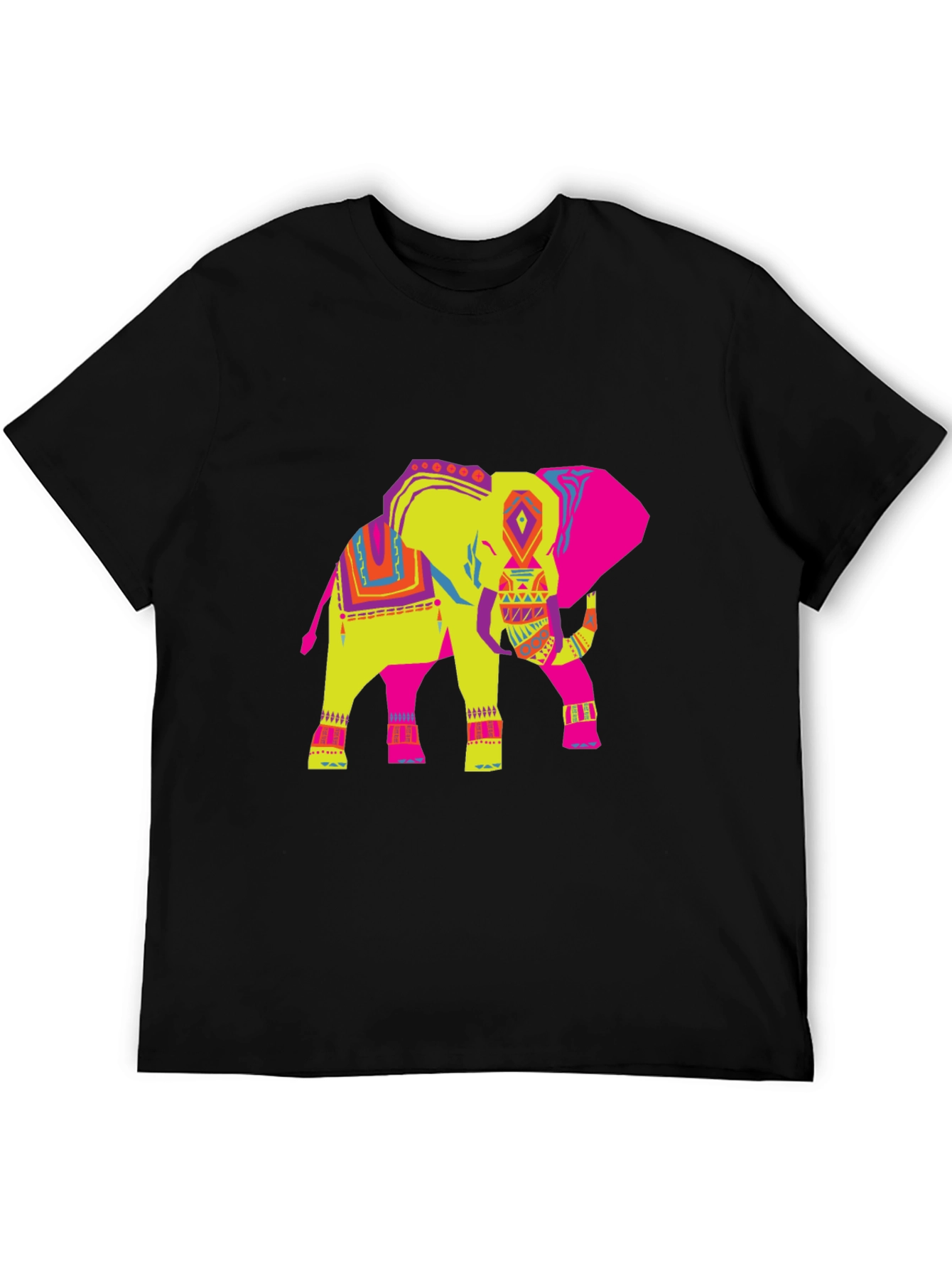 Vibrant Elephant Graphic Tee