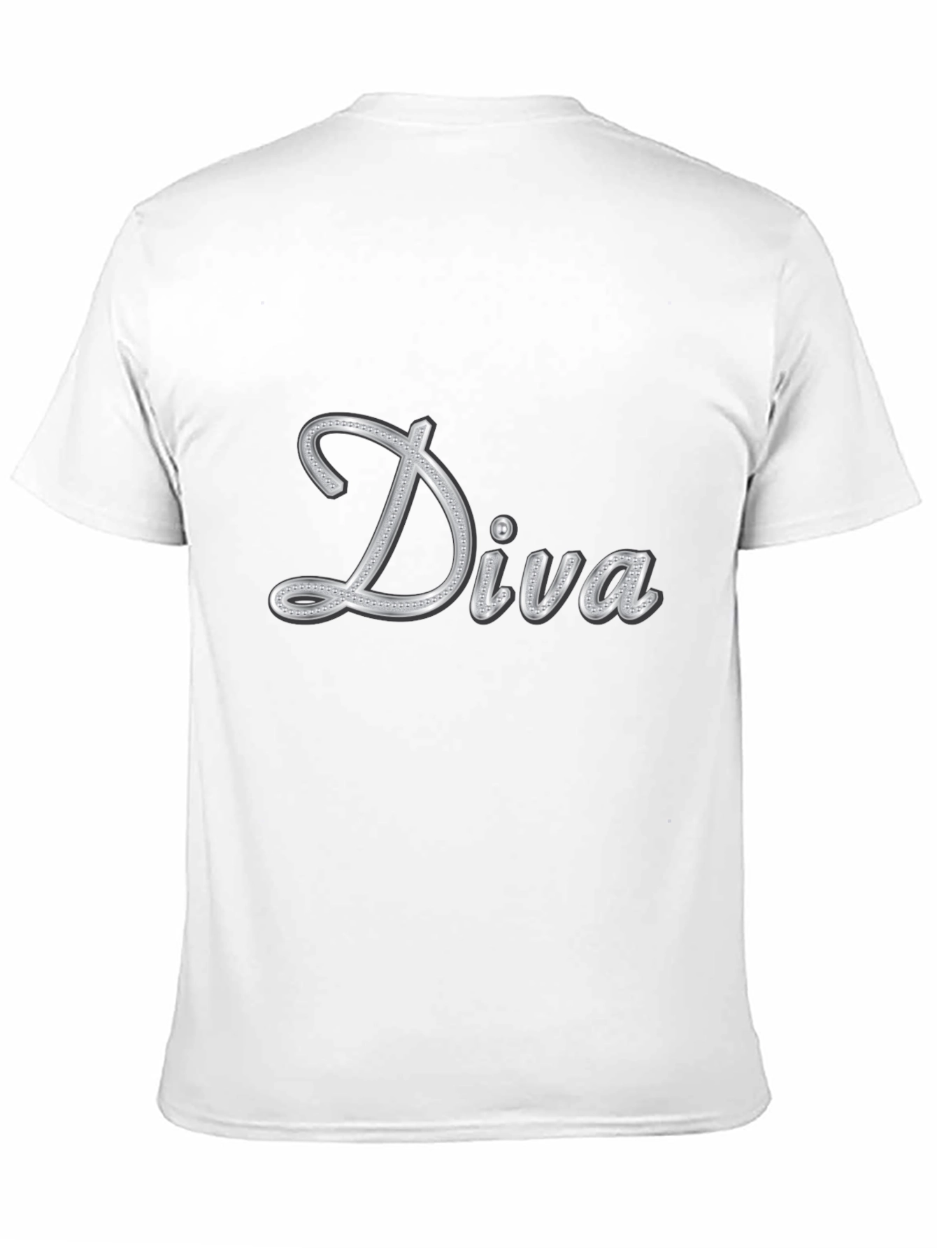 Diva Graphic Tee - Black Casual T-Shirt