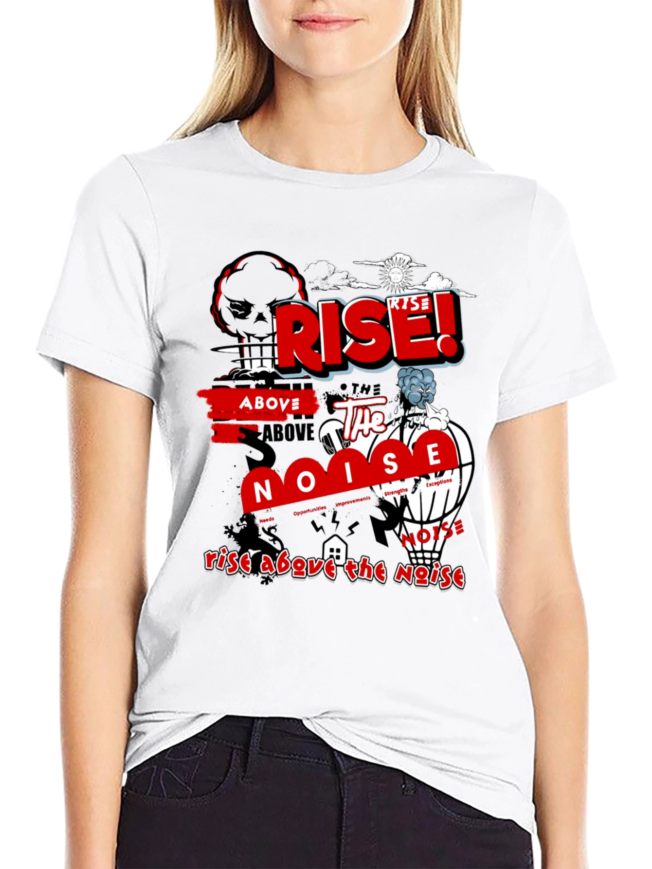 Rise Above the Noise Graphic T-Shirt