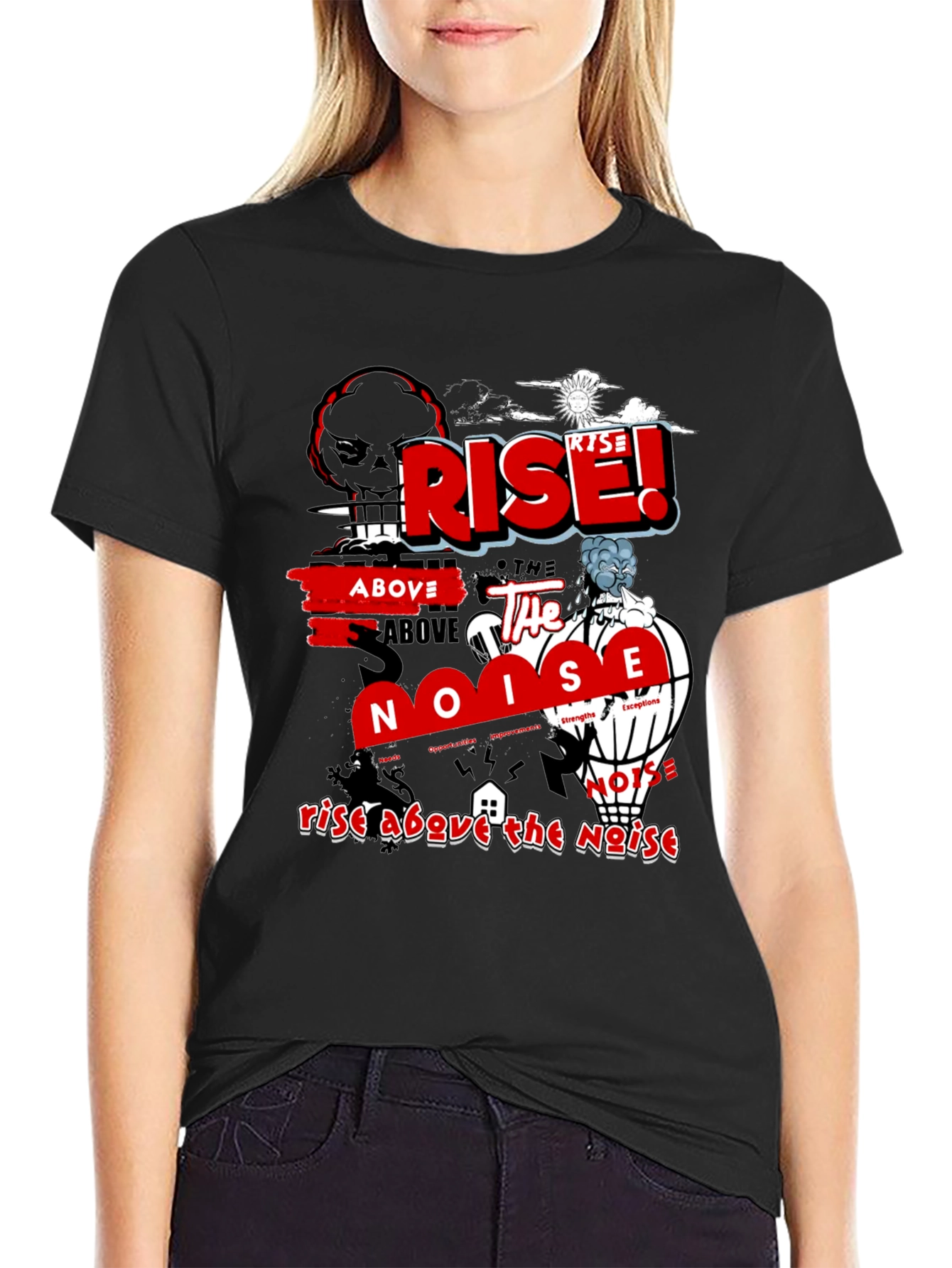 Rise Above the Noise Graphic T-Shirt