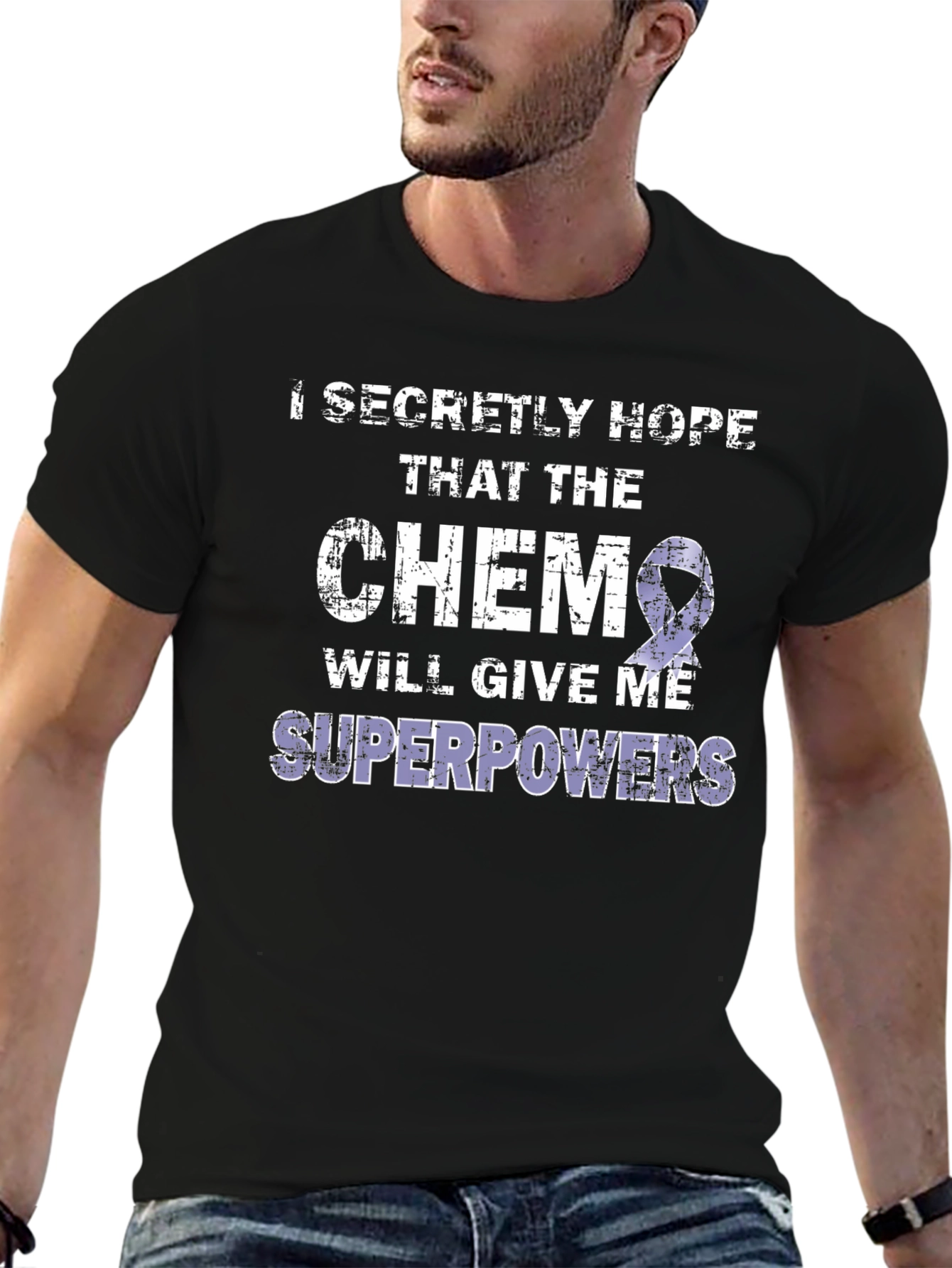 Chemo Superpowers Graphic Tee - Black