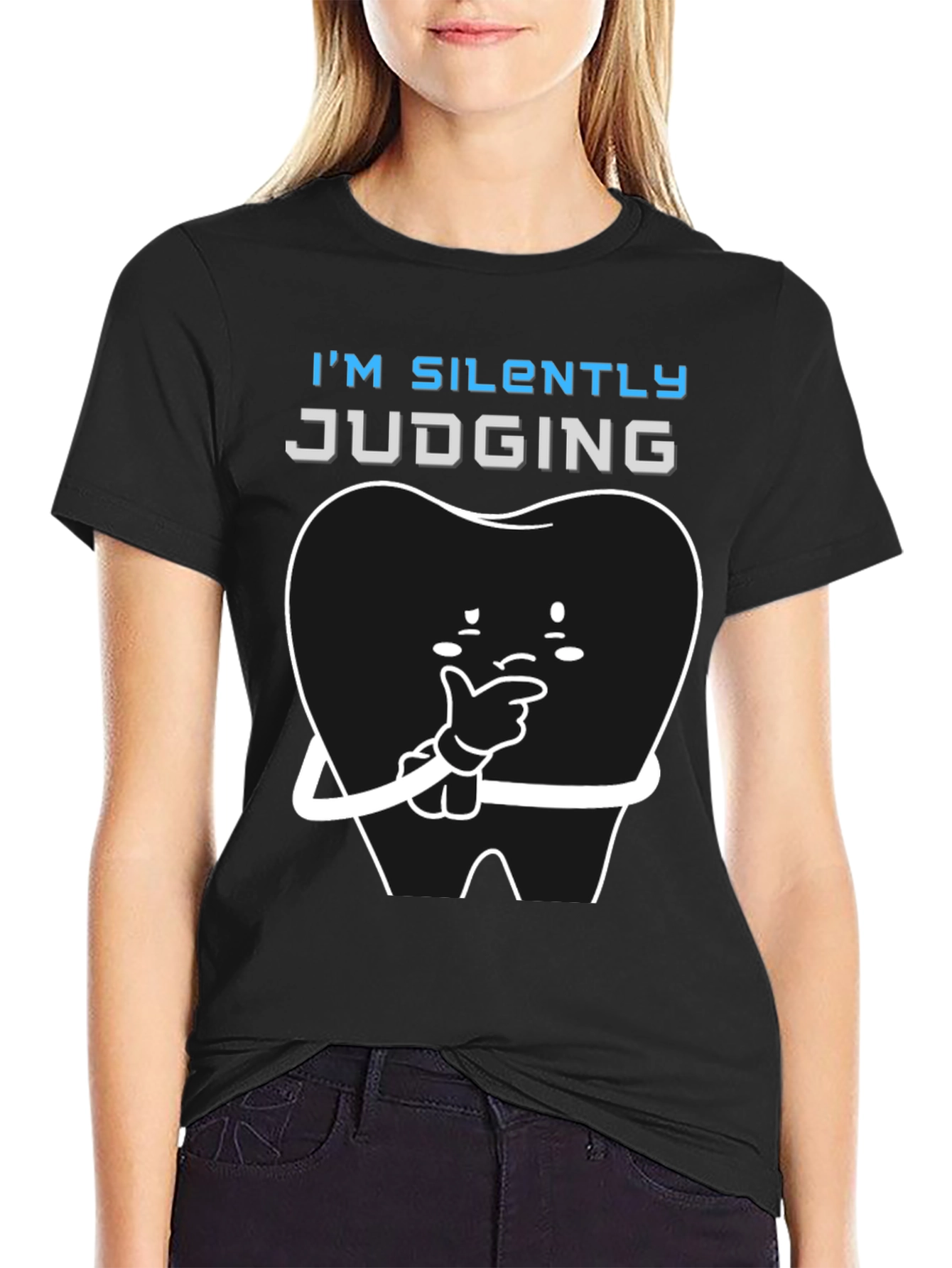 Im Silently Judging Funny Dentist T-Shirt