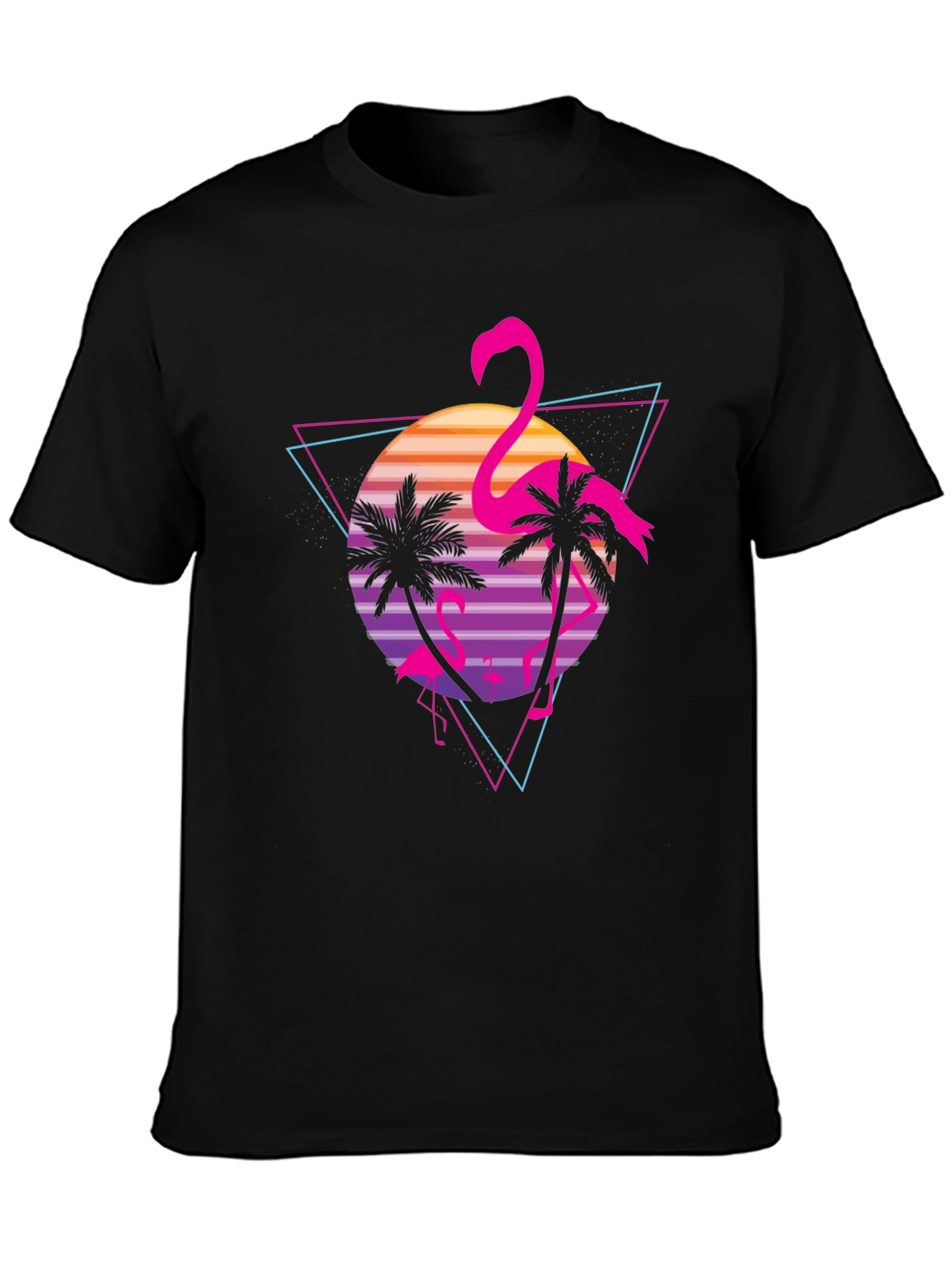 Retro Flamingo Sunset T-Shirt