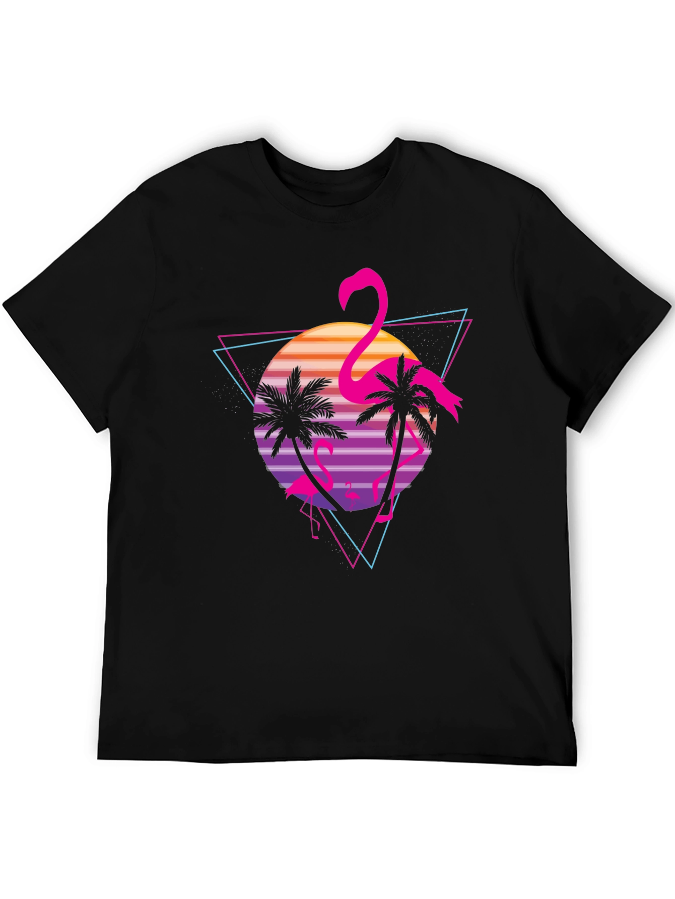 Retro Flamingo Sunset T-Shirt