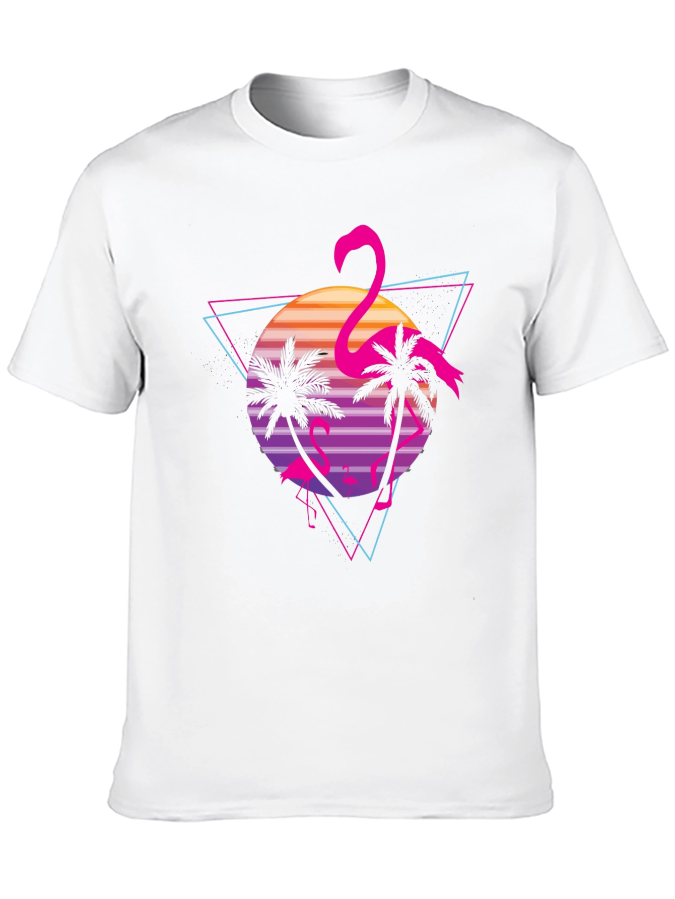 Retro Flamingo Sunset T-Shirt