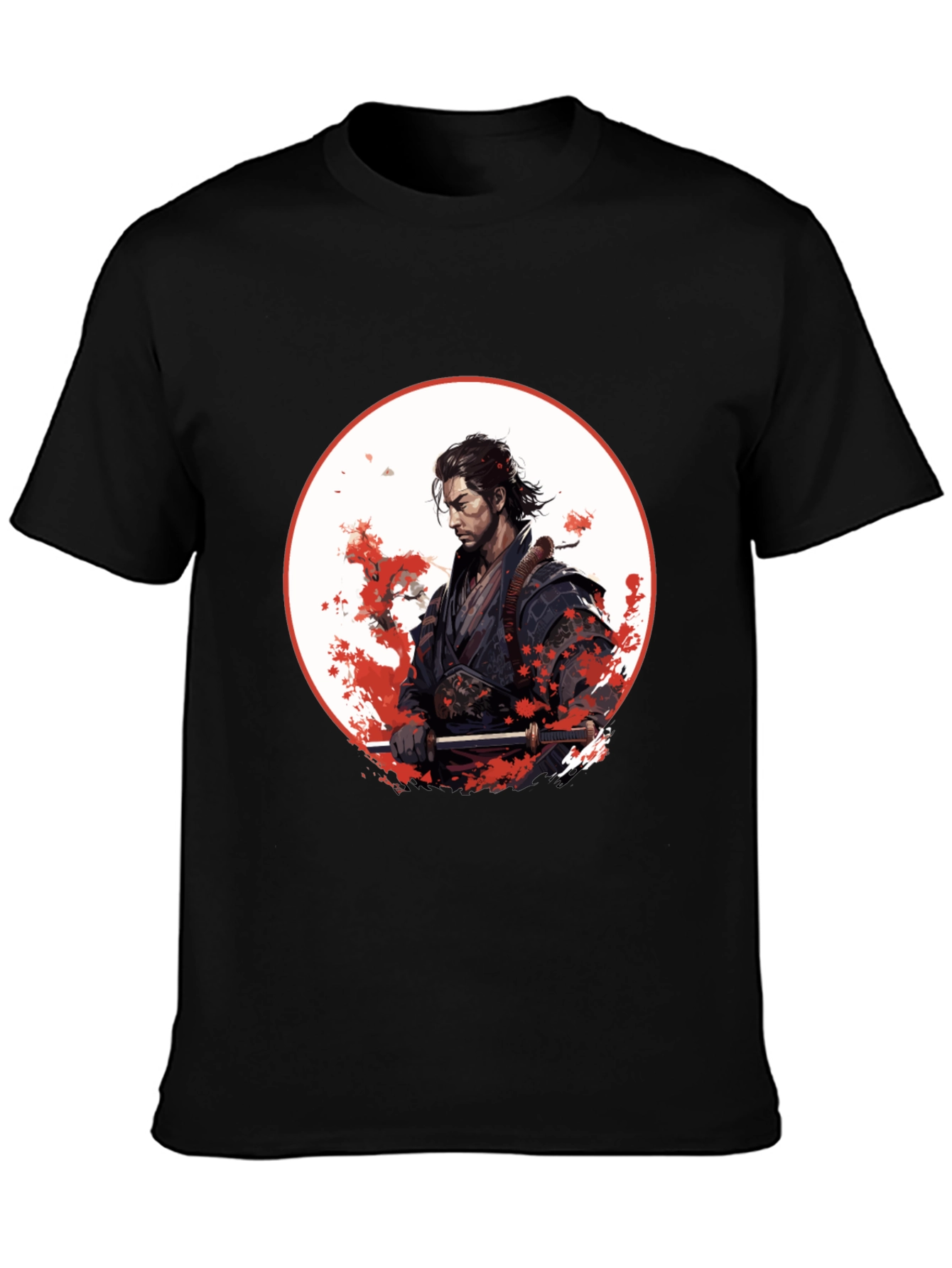 Samurai Graphic Tee - Warrior Style