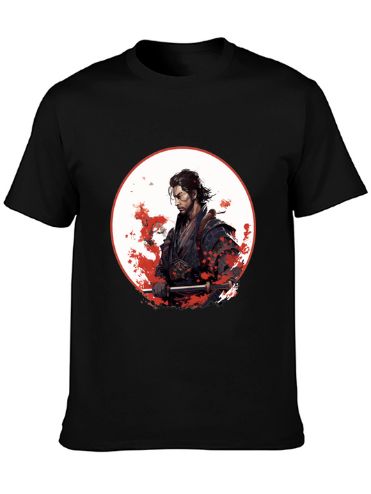 Samurai Graphic Tee - Warrior Style