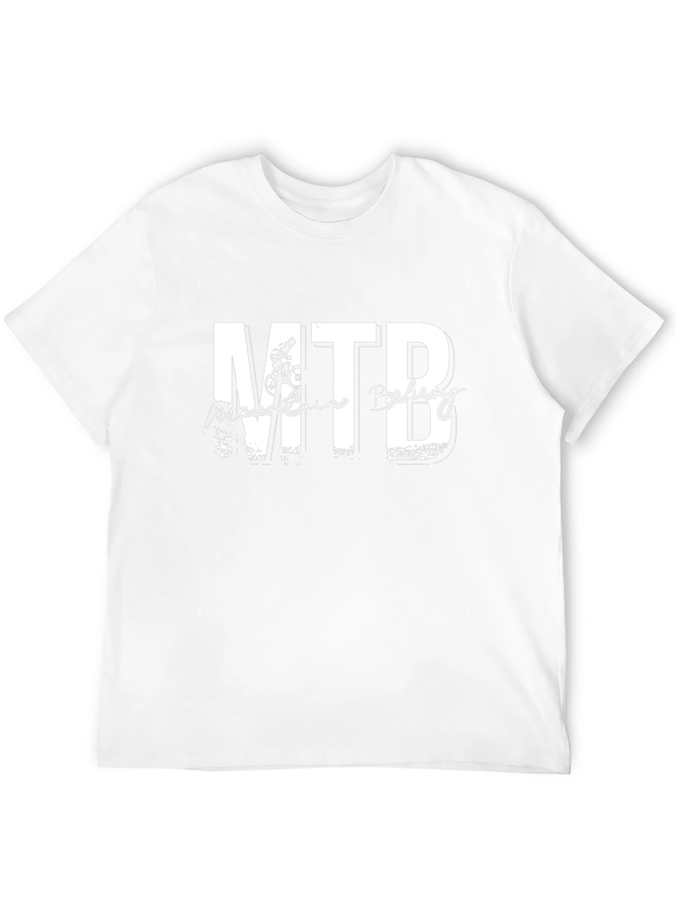 MTB Mountain Biking Black Graphic Tee
