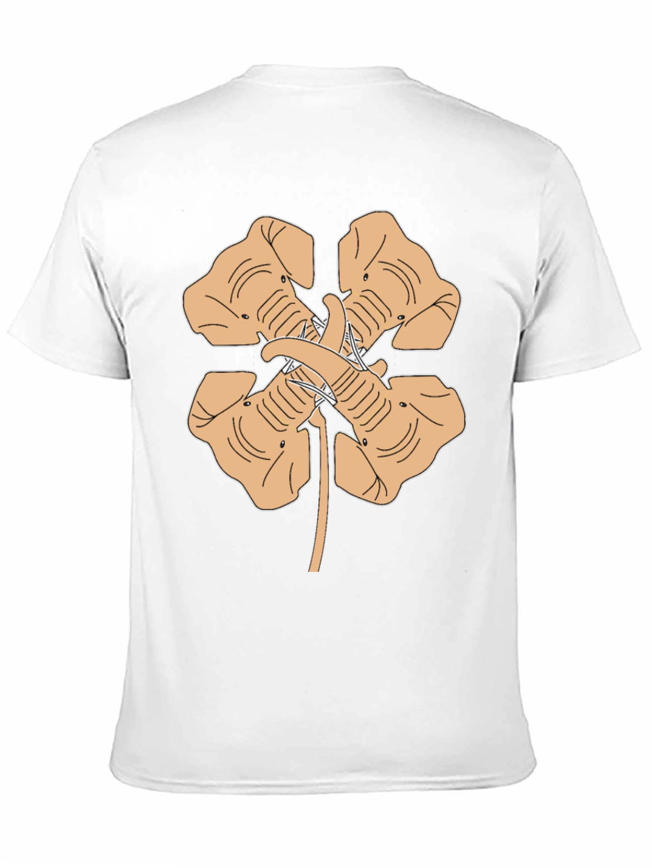 Elephant Four-Leaf Clover Graphic Tee
