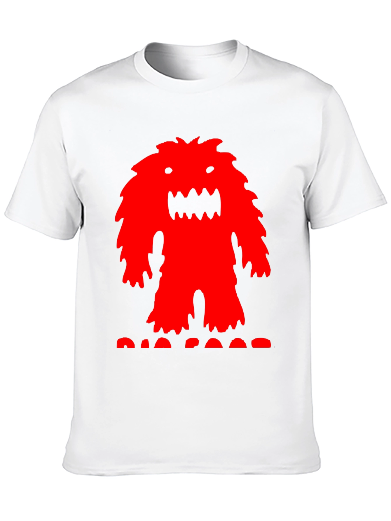 Red Monster Graphic T-Shirt - Mens Black Tee