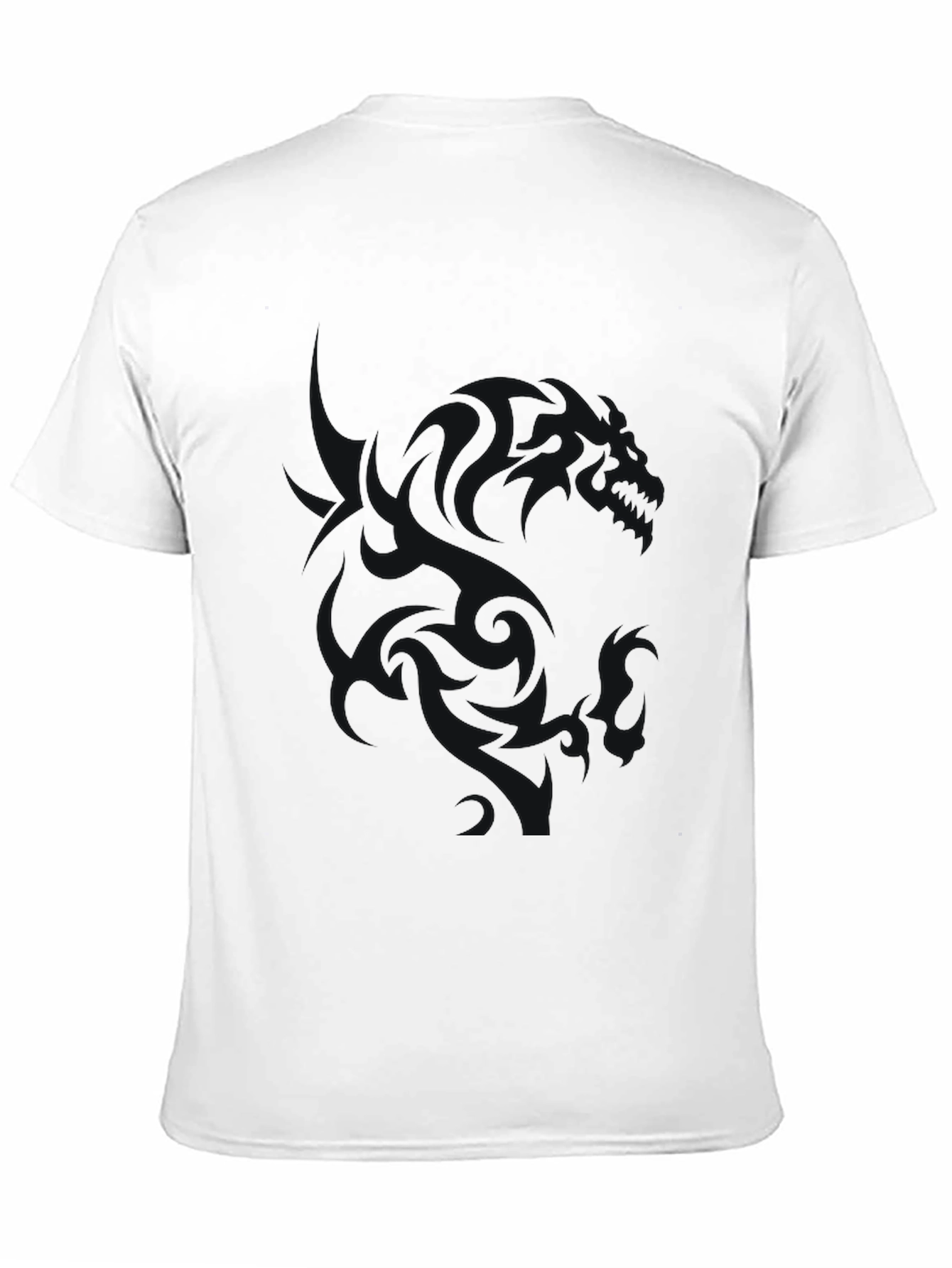 Mens Black Graphic T-Shirt - Casual Style