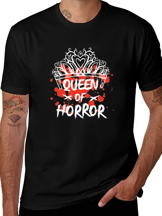 Queen of Horror T-Shirt - Spooky Graphic Tee