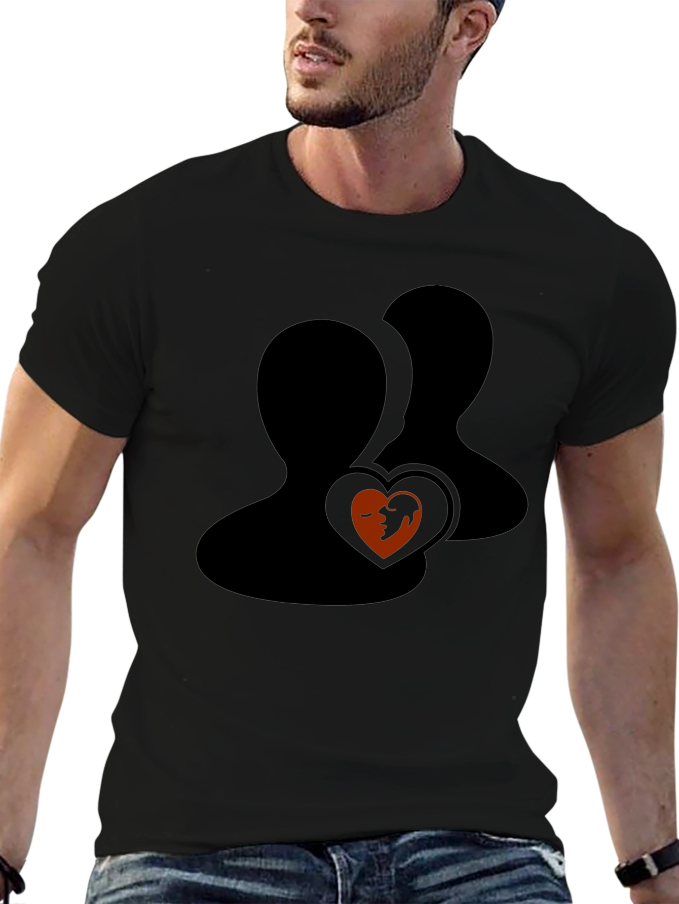 Heart Silhouette Tee