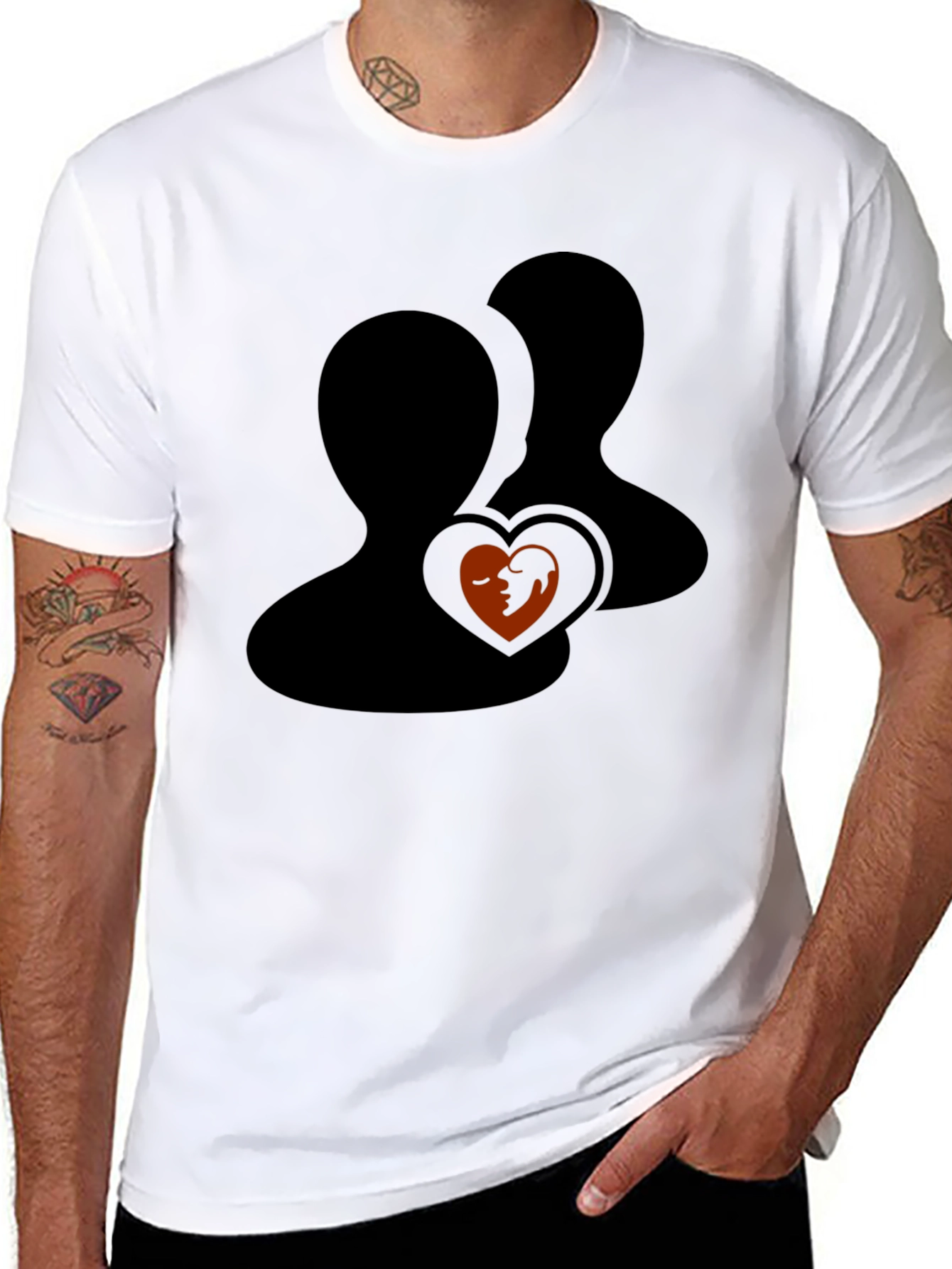 Heart Silhouette Tee
