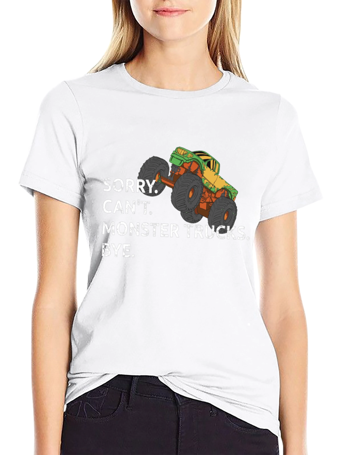 Monster Truck Graphic Tee - Sorry Cant. Bye.