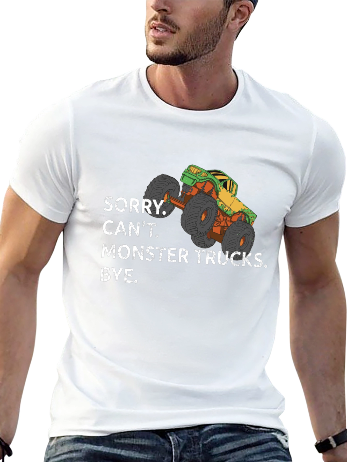 Monster Truck Graphic Tee - Sorry Cant. Bye.