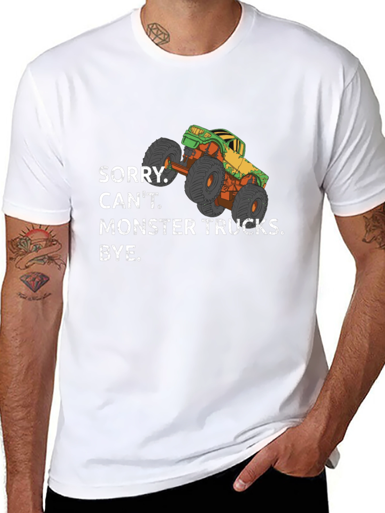 Monster Truck Graphic Tee - Sorry Cant. Bye.