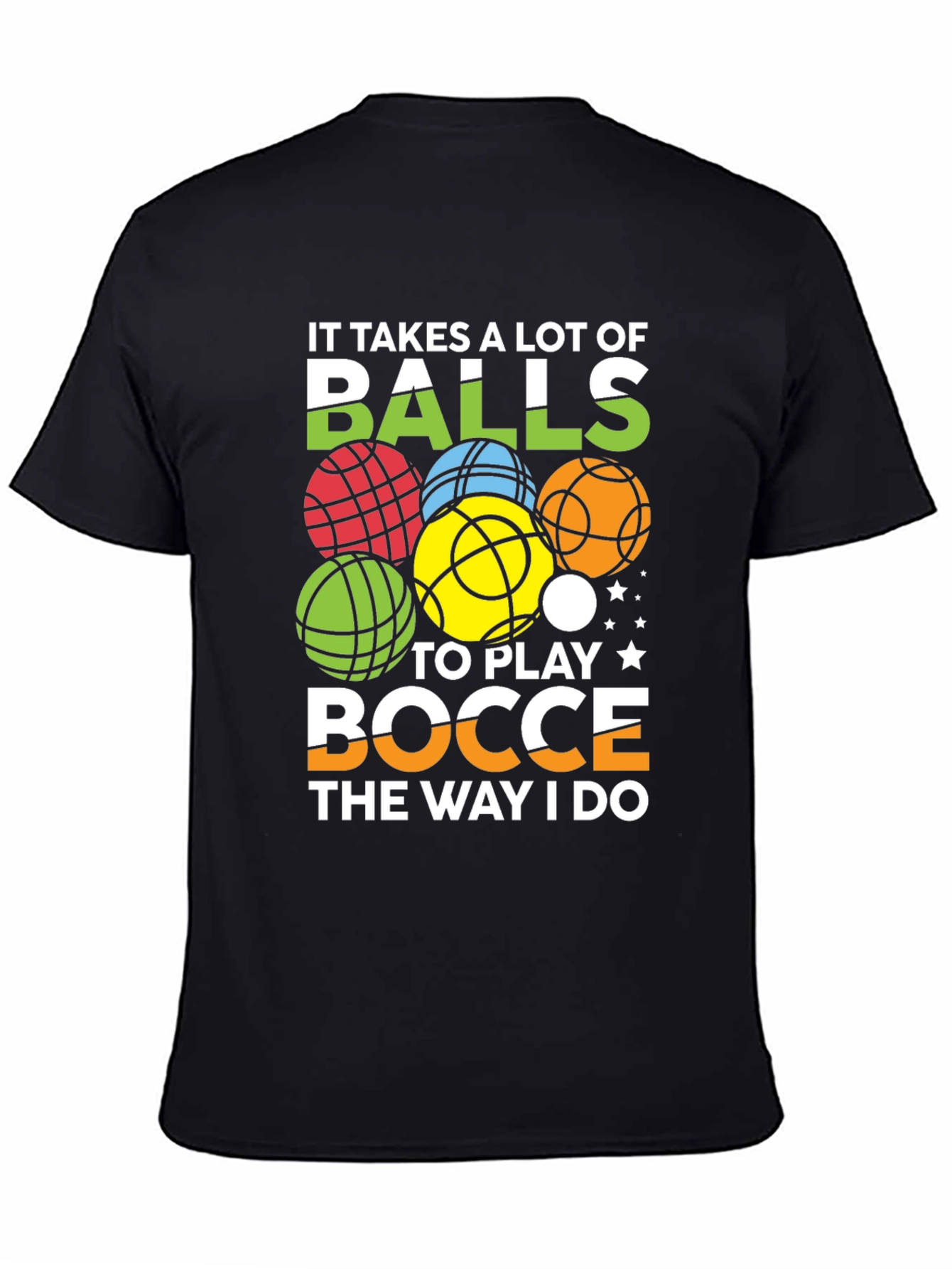 Bocce Balls Graphic Tee - It Takes Balls