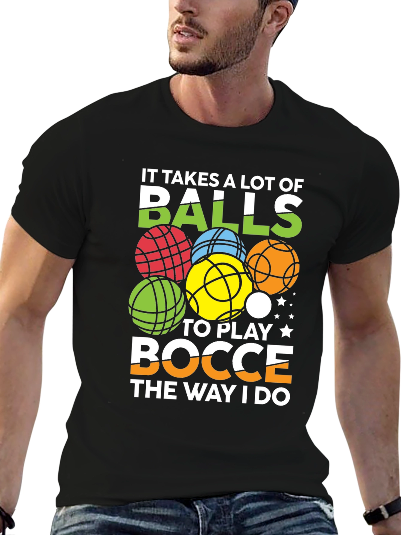 Bocce Balls Graphic Tee - It Takes Balls