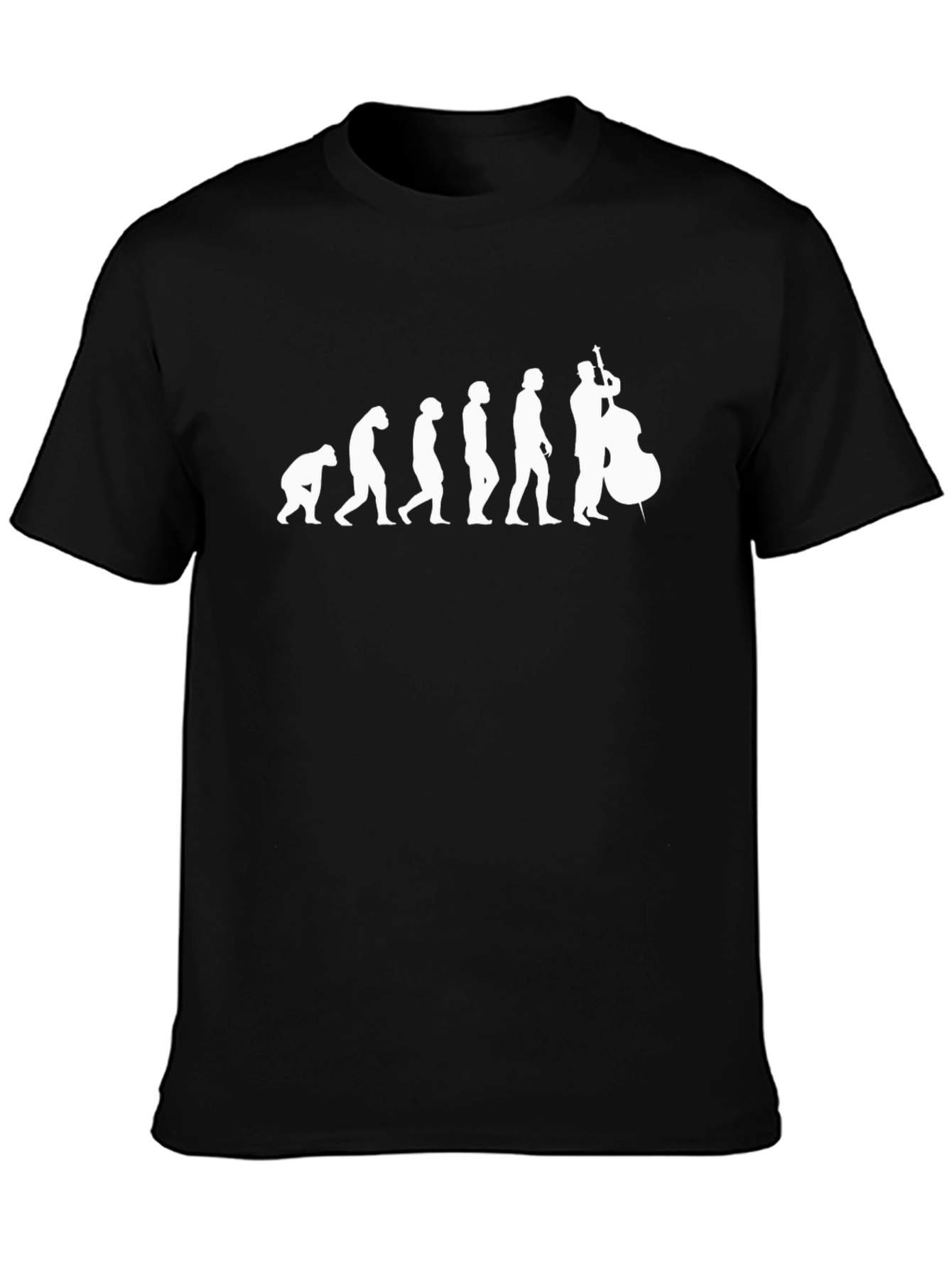 Evolution of a Bass Player T-Shirt - Black