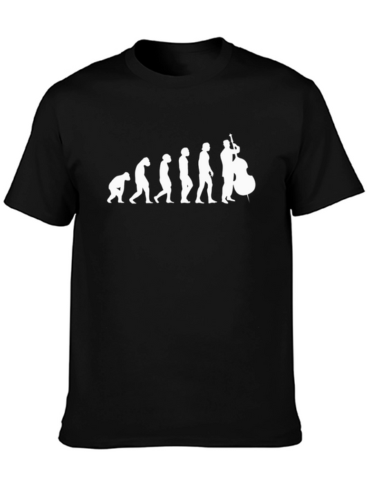Evolution of a Bass Player T-Shirt - Black