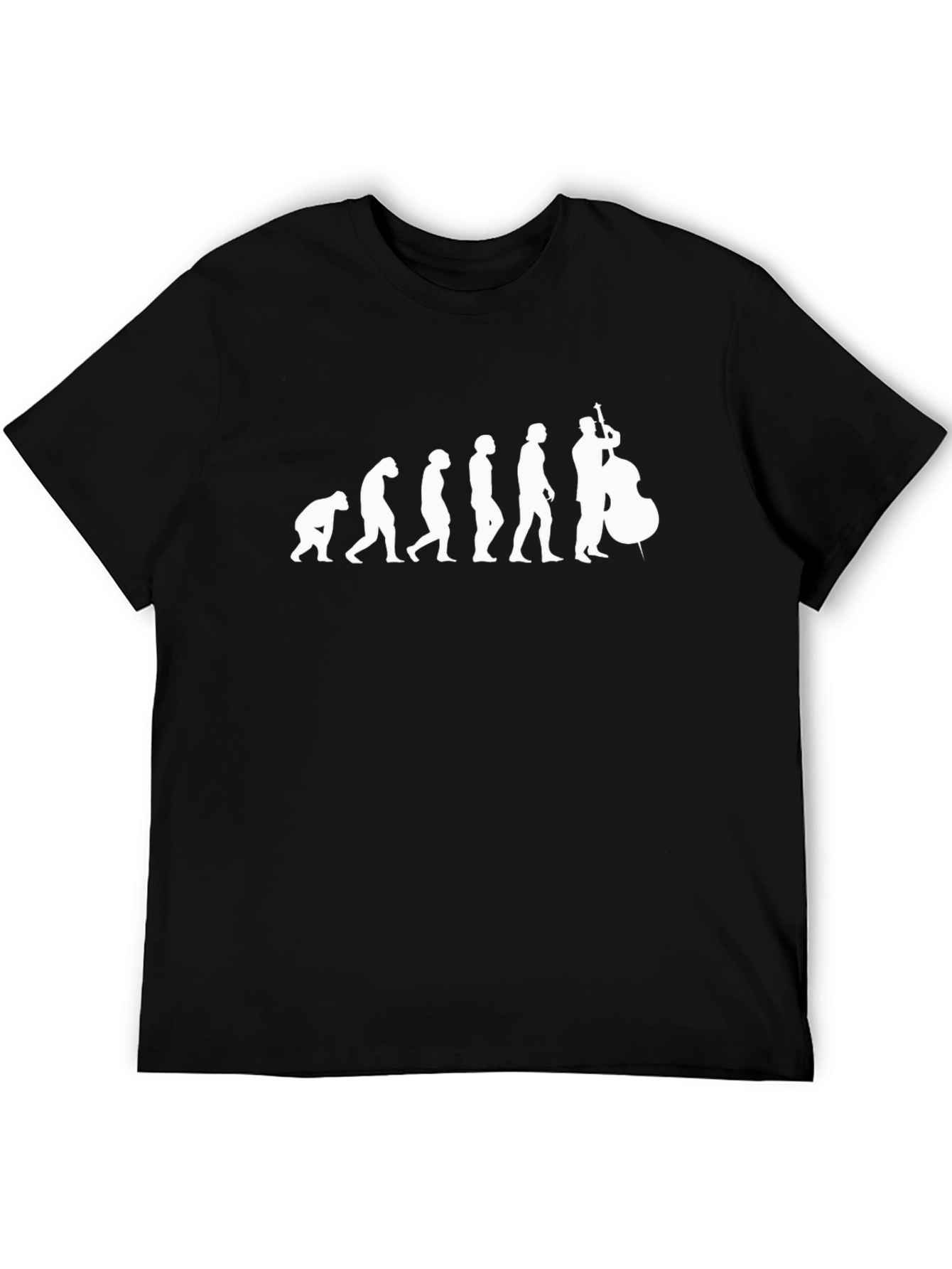Evolution of a Bass Player T-Shirt - Black