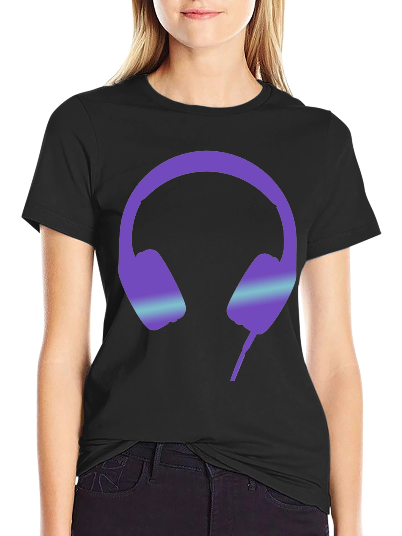 Cool Headphone Graphic T-Shirt