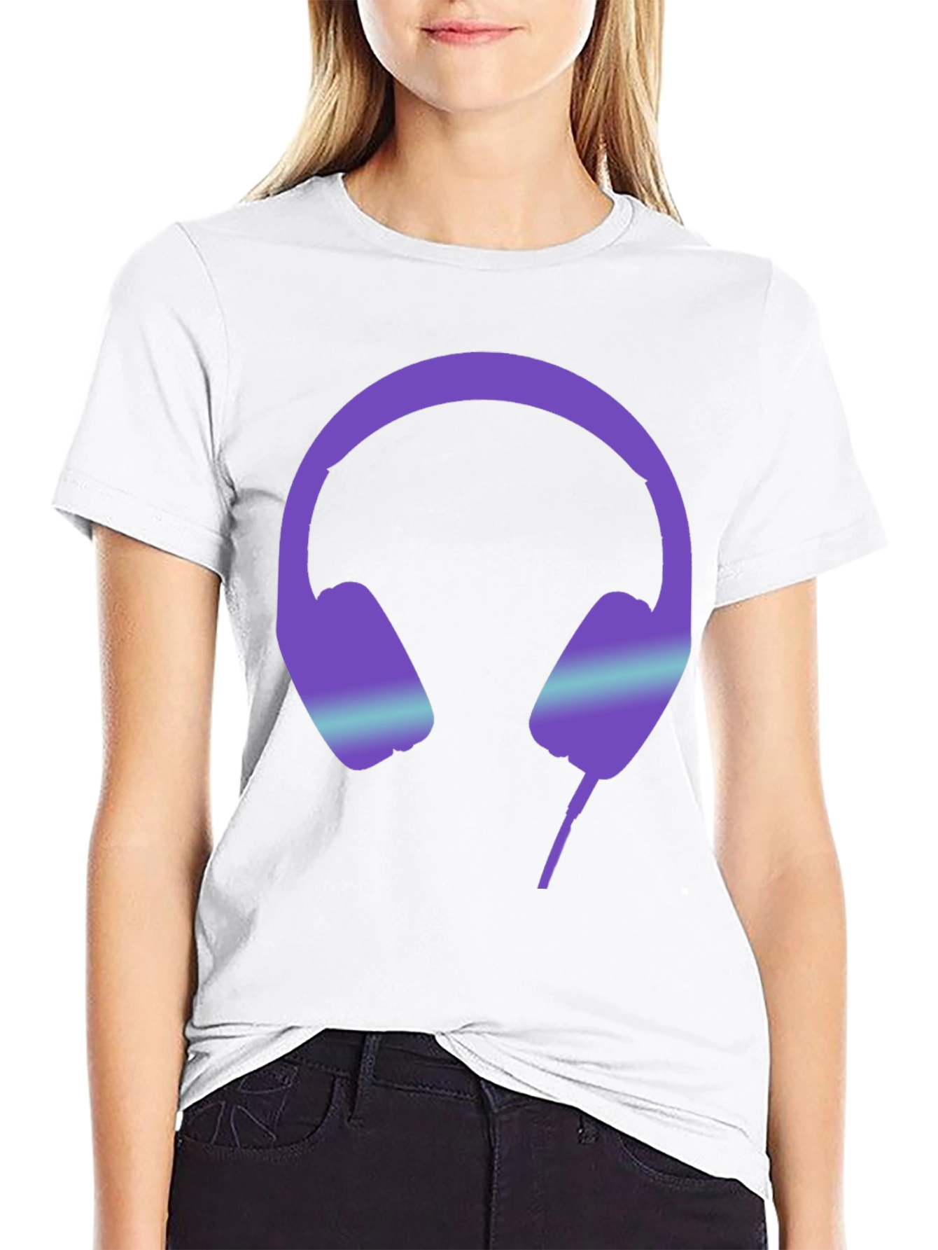 Cool Headphone Graphic T-Shirt