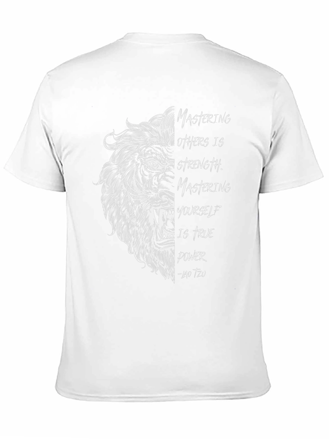 Lion Art T-Shirt | Motivational Tee