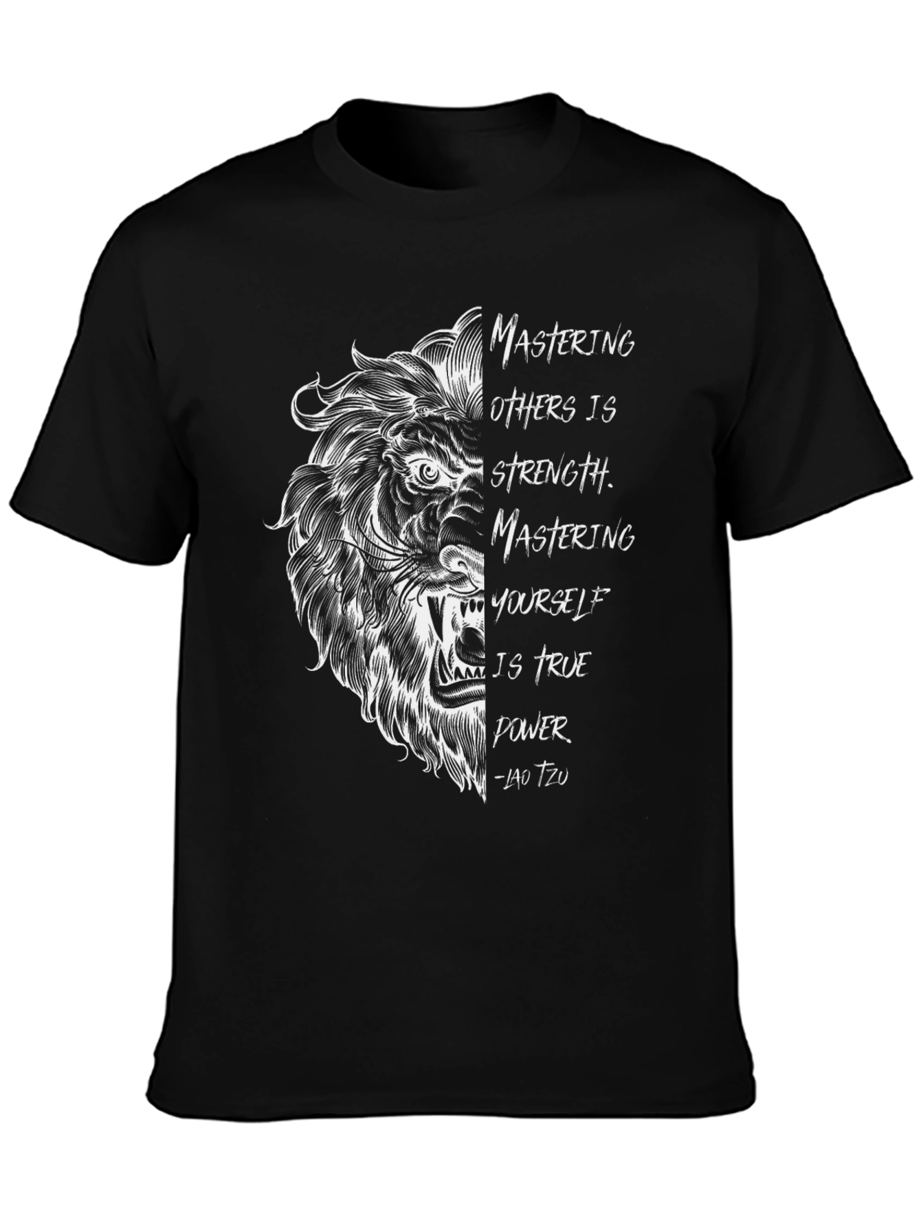 Lion Art T-Shirt | Motivational Tee