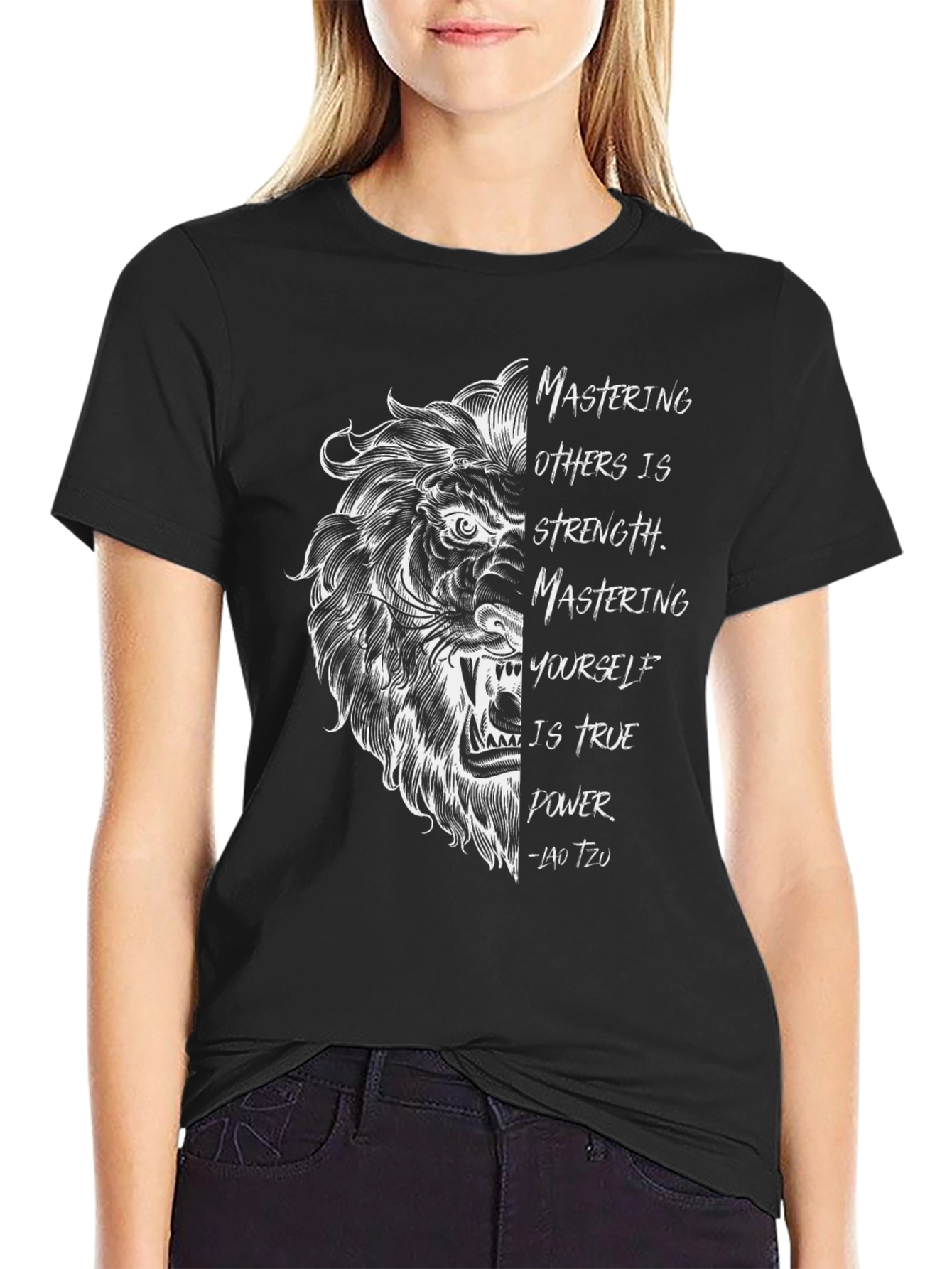 Lion Art T-Shirt | Motivational Tee