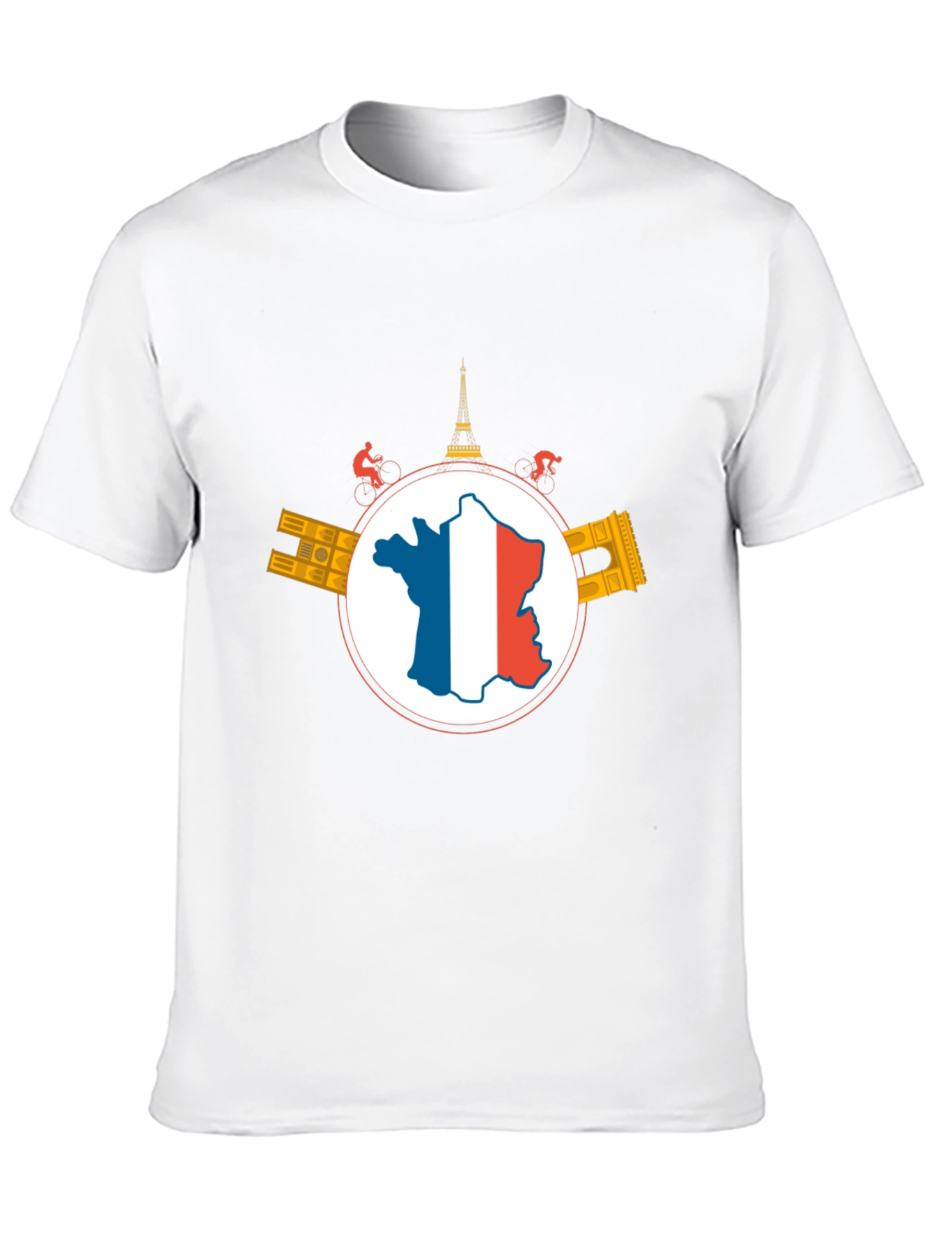 France Cycling Graphic T-Shirt - Black