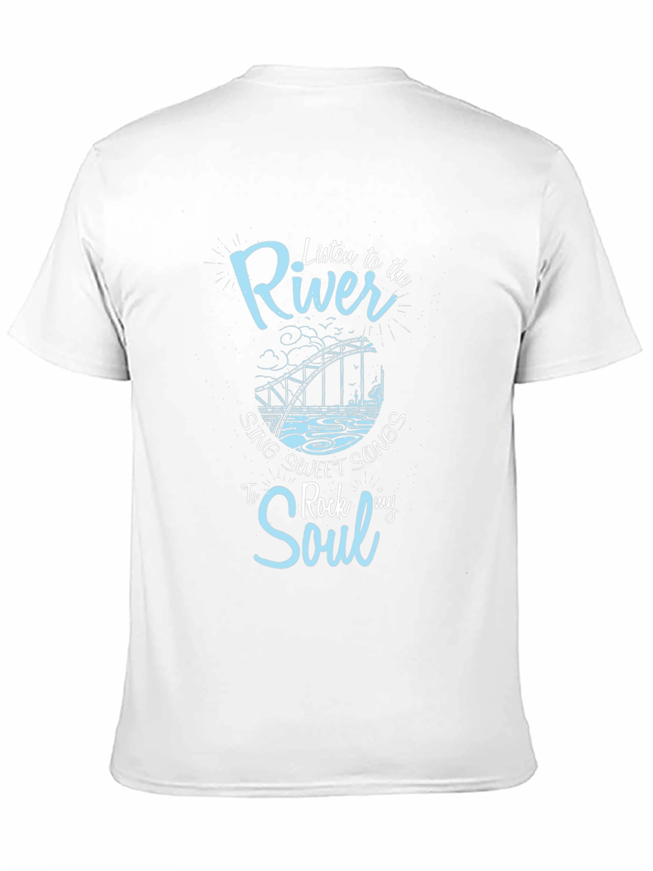 River Rock My Soul Graphic T-Shirt - Black