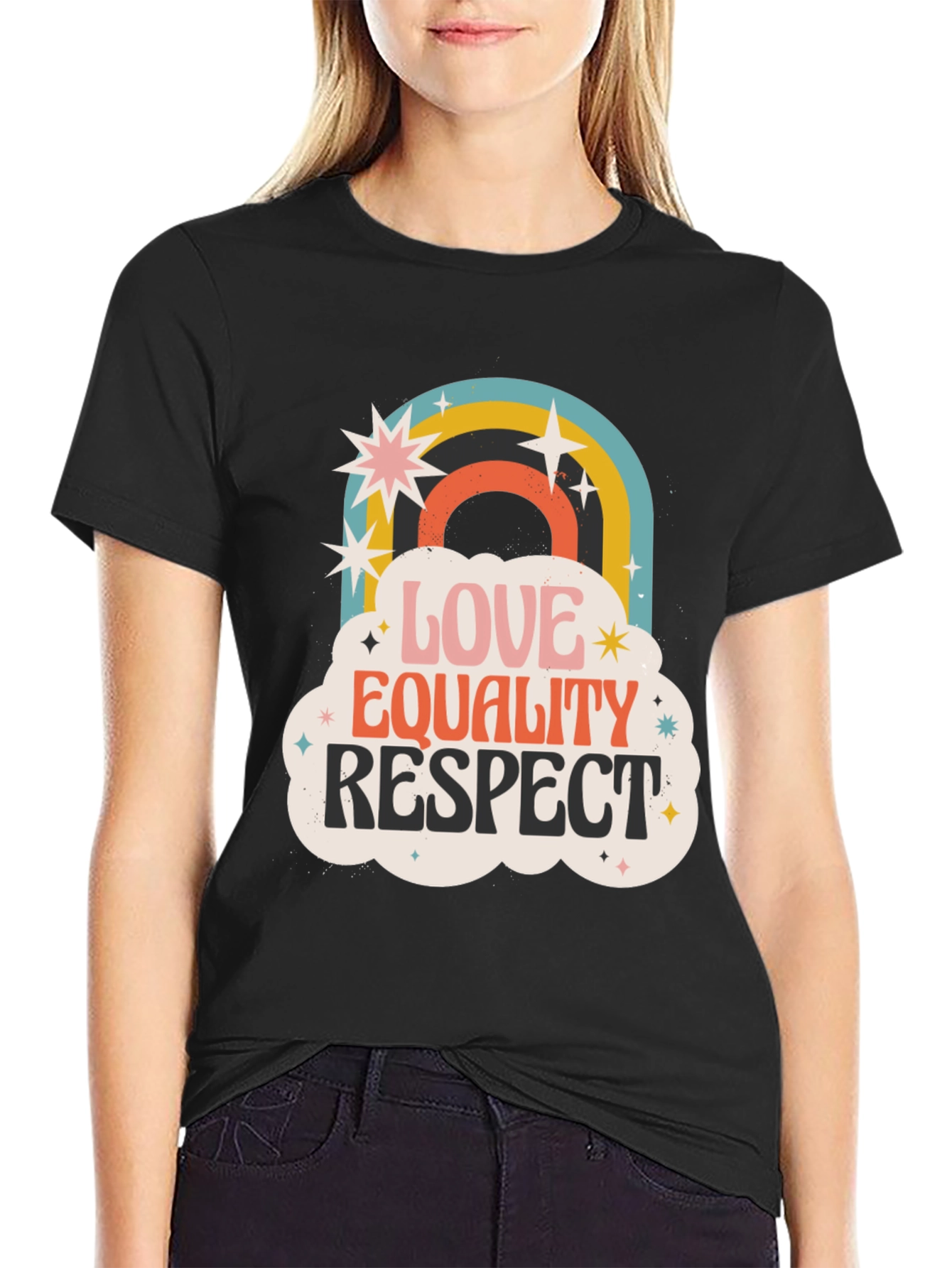 Love Equality Respect Retro Graphic Tee