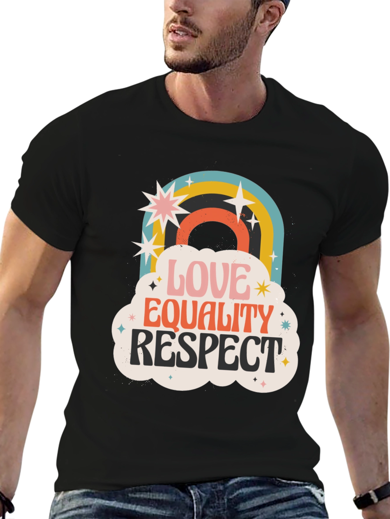 Love Equality Respect Retro Graphic Tee