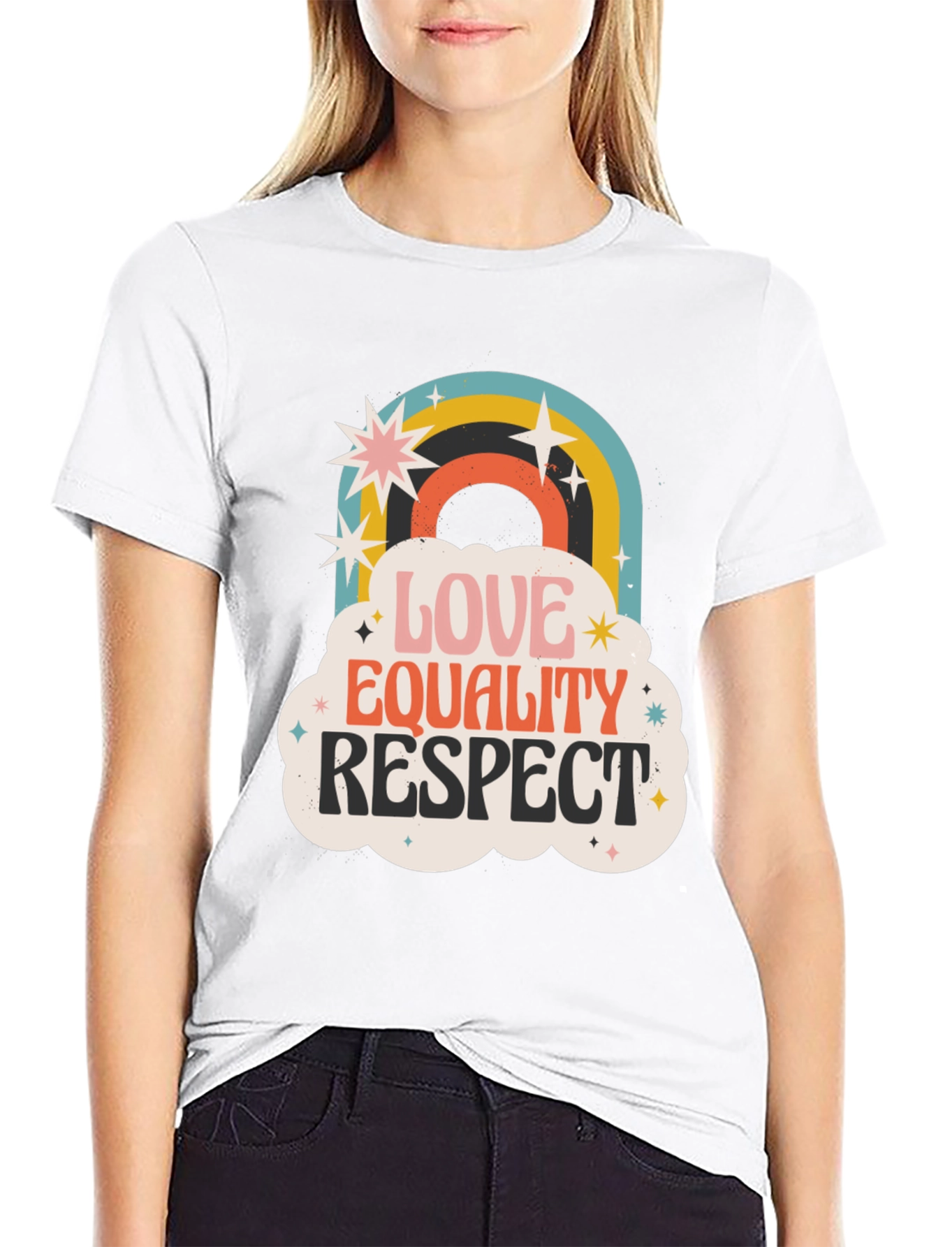 Love Equality Respect Retro Graphic Tee