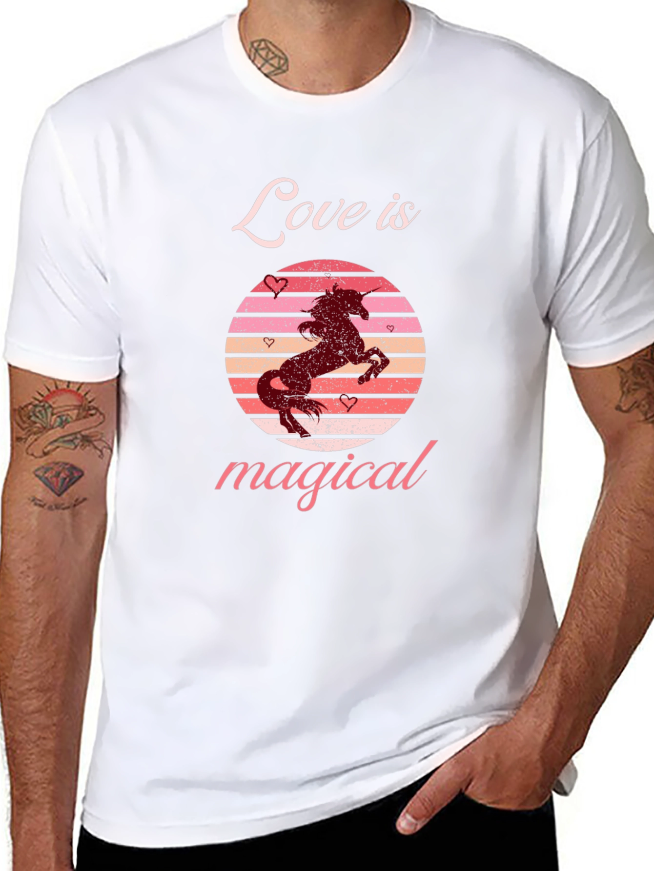 Love is Magical Unicorn Graphic Tee