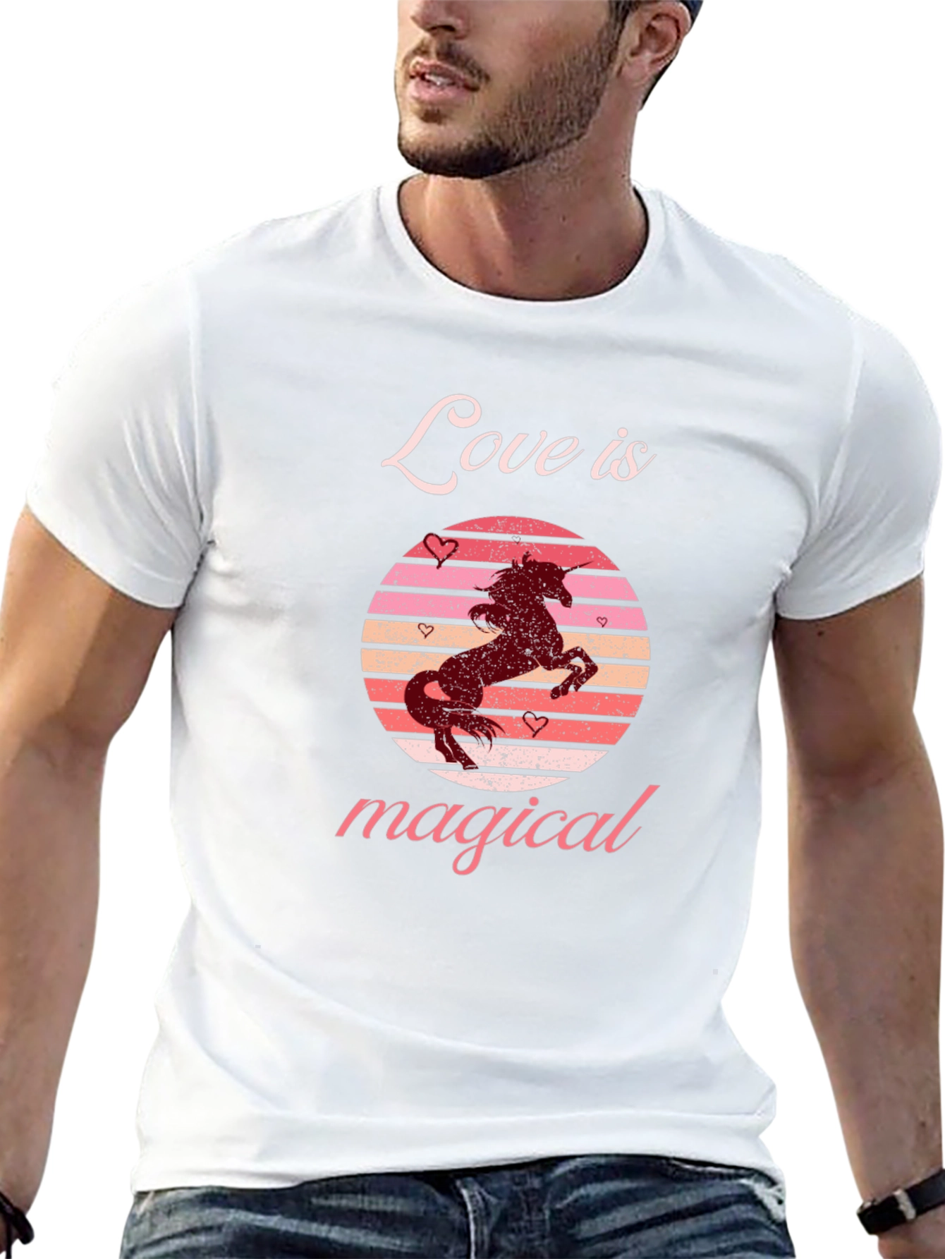 Love is Magical Unicorn Graphic Tee