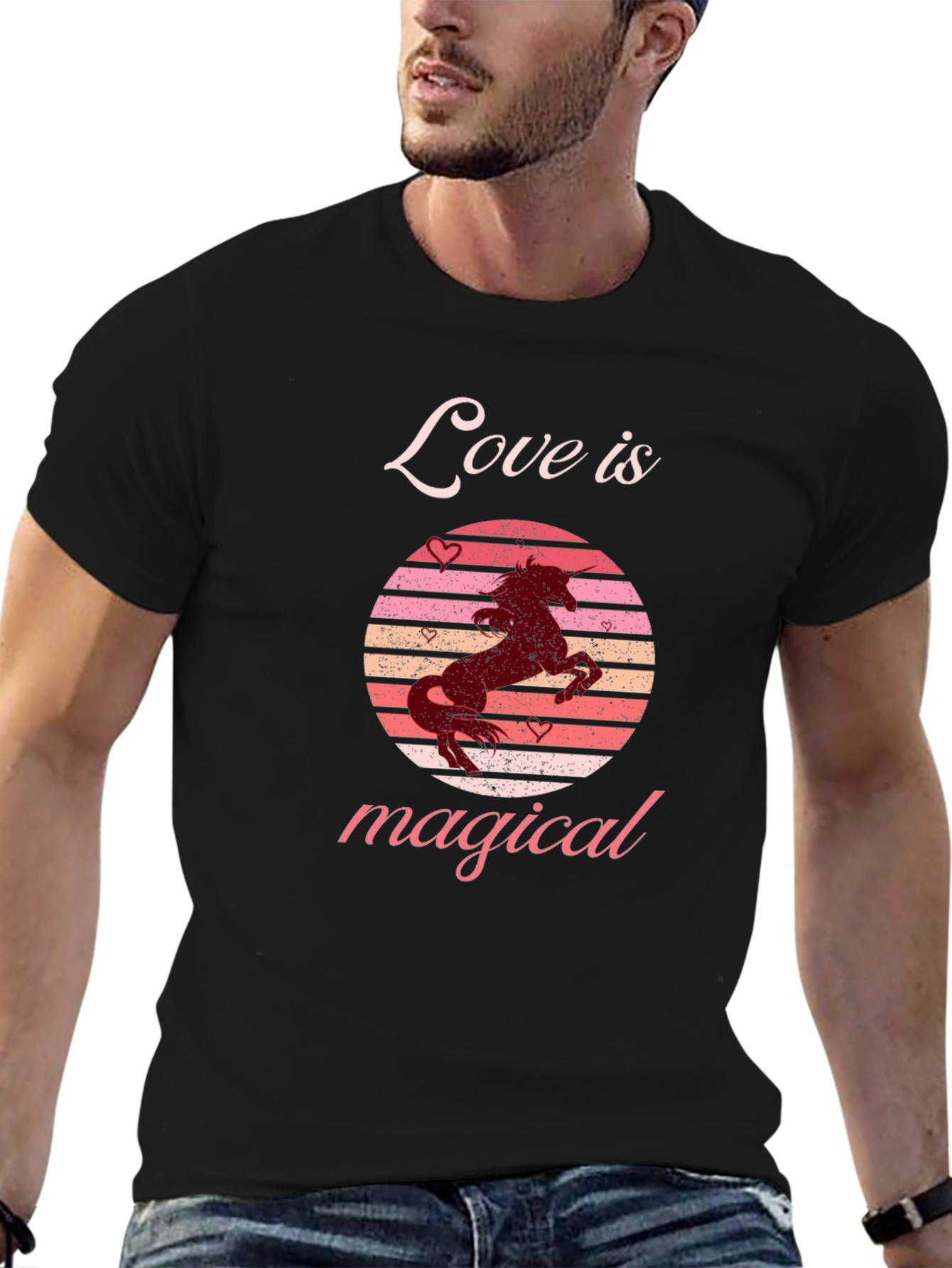 Love is Magical Unicorn Graphic Tee