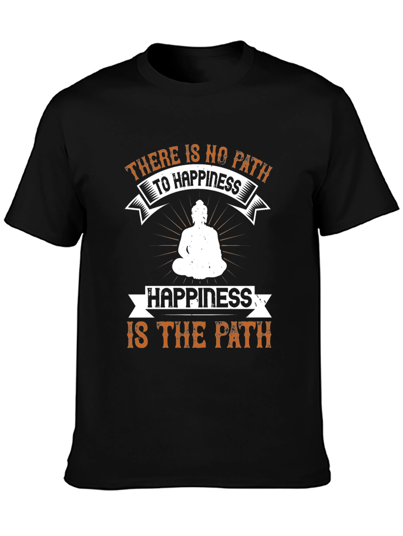 Inspirational Happiness Path Graphic Tee