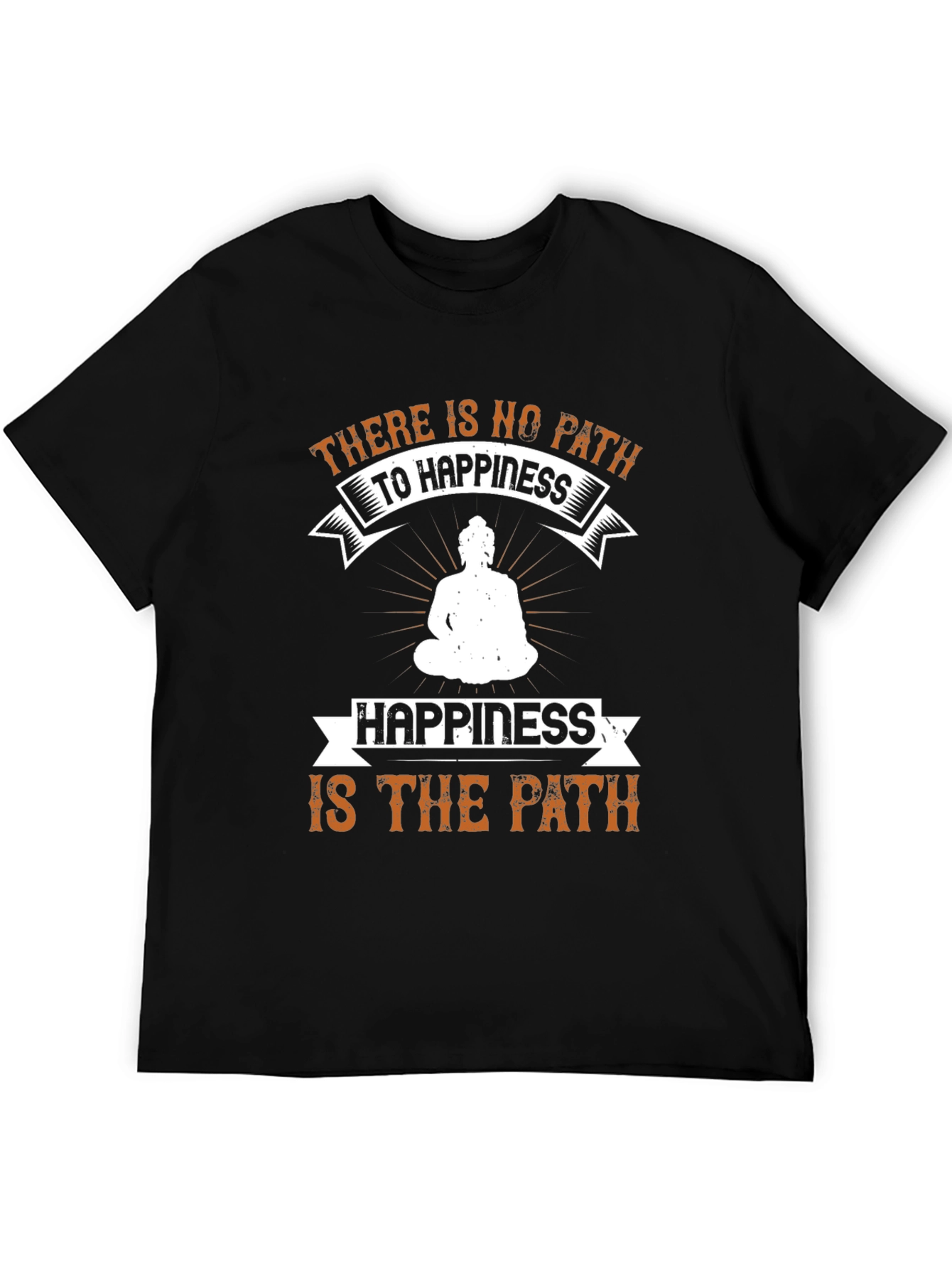 Inspirational Happiness Path Graphic Tee