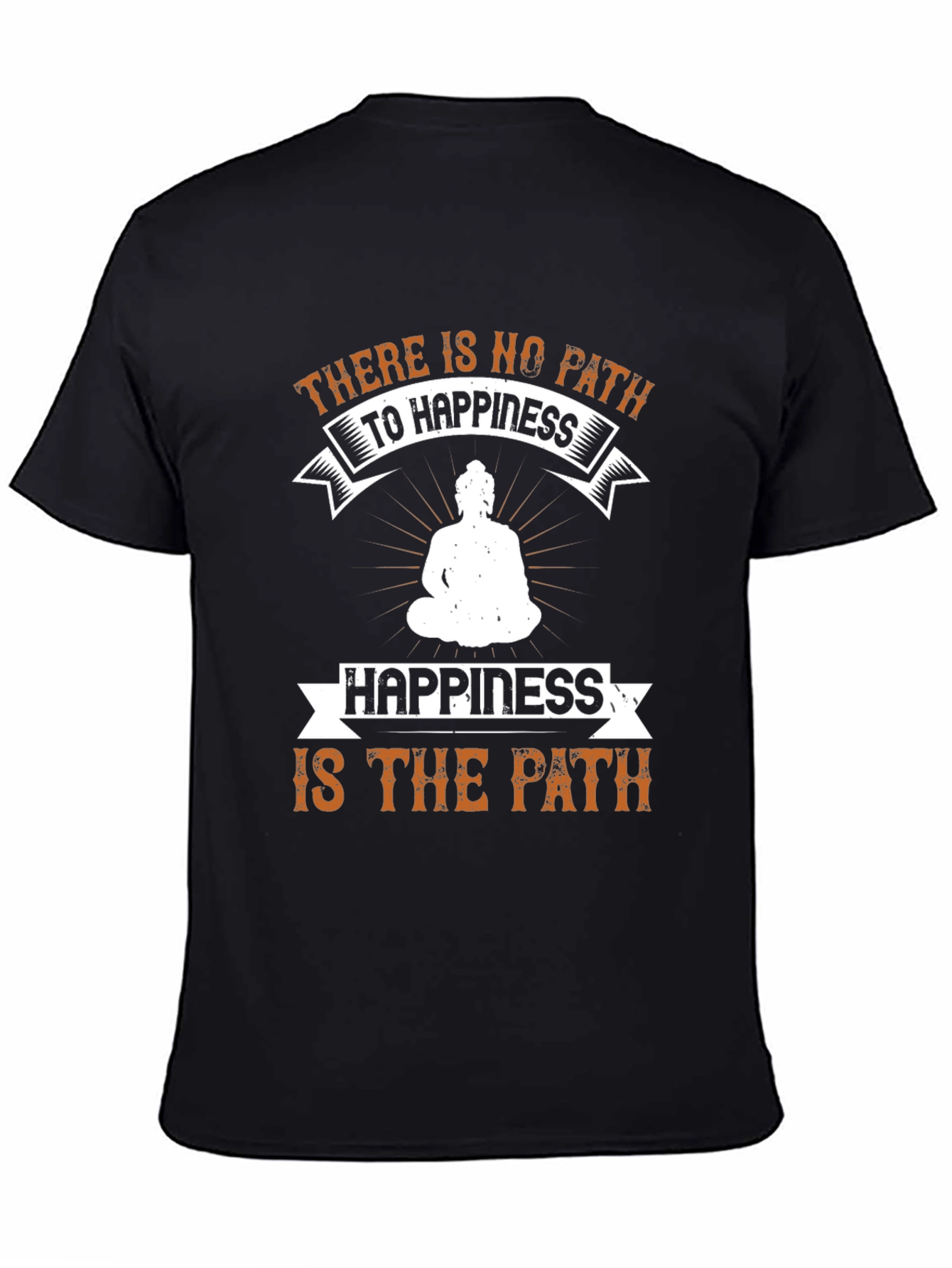 Inspirational Happiness Path Graphic Tee