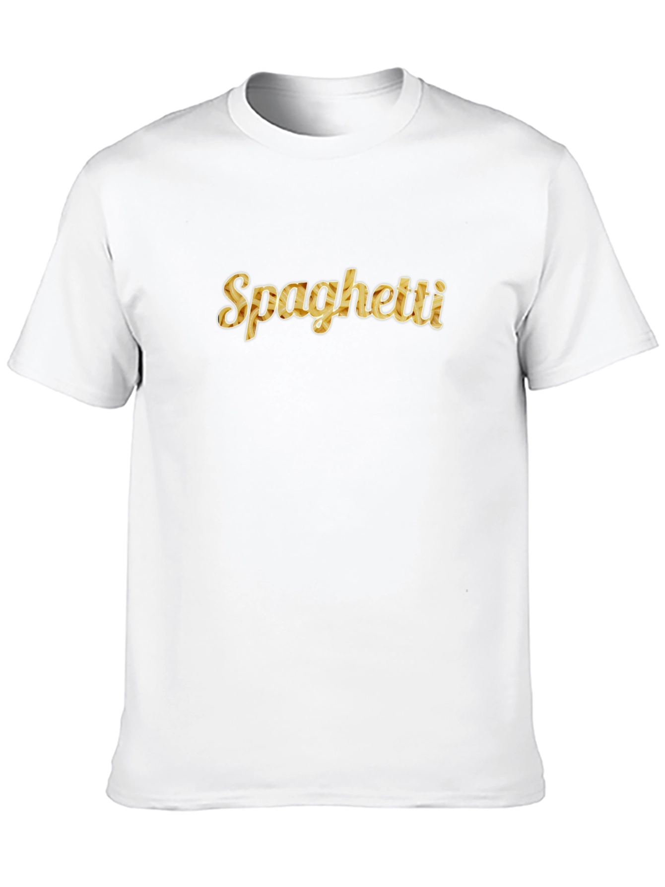 Spaghetti Graphic Tee - Novelty Pasta Lover Shirt