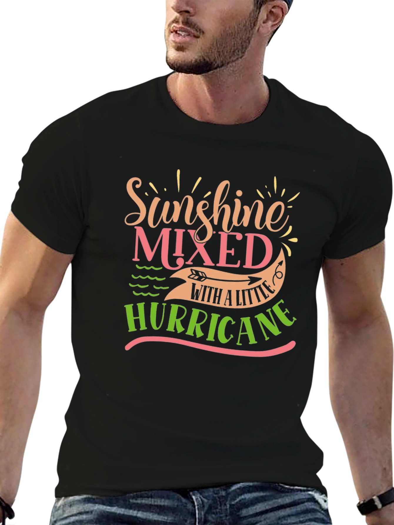 Sunshine Mixed With A Little Hurricane Graphic Tee