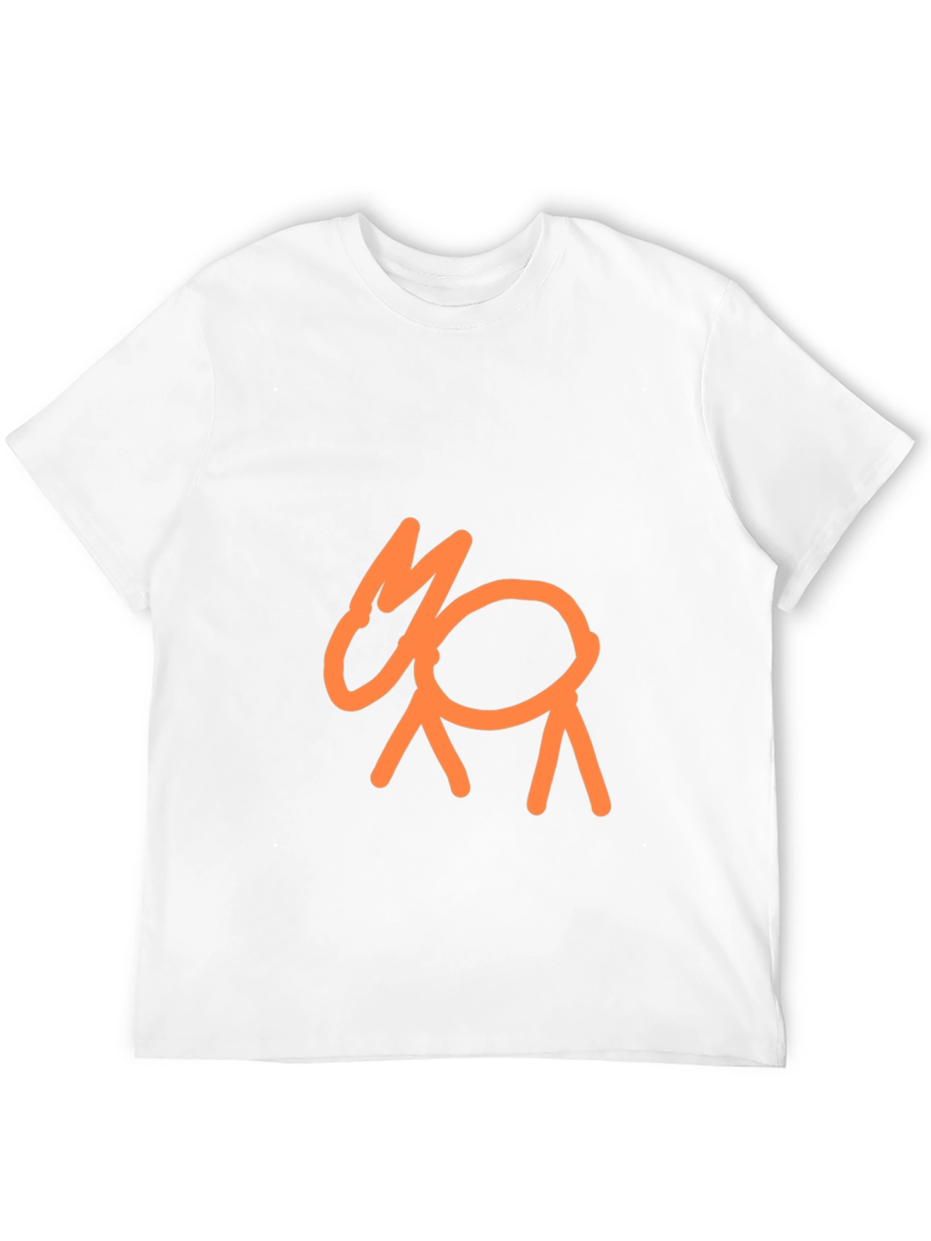 Modern Goat Graphic Black T-Shirt