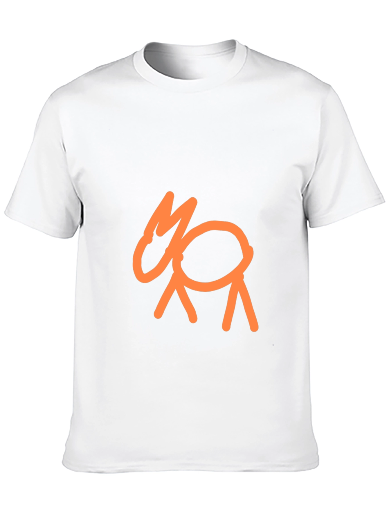 Modern Goat Graphic Black T-Shirt