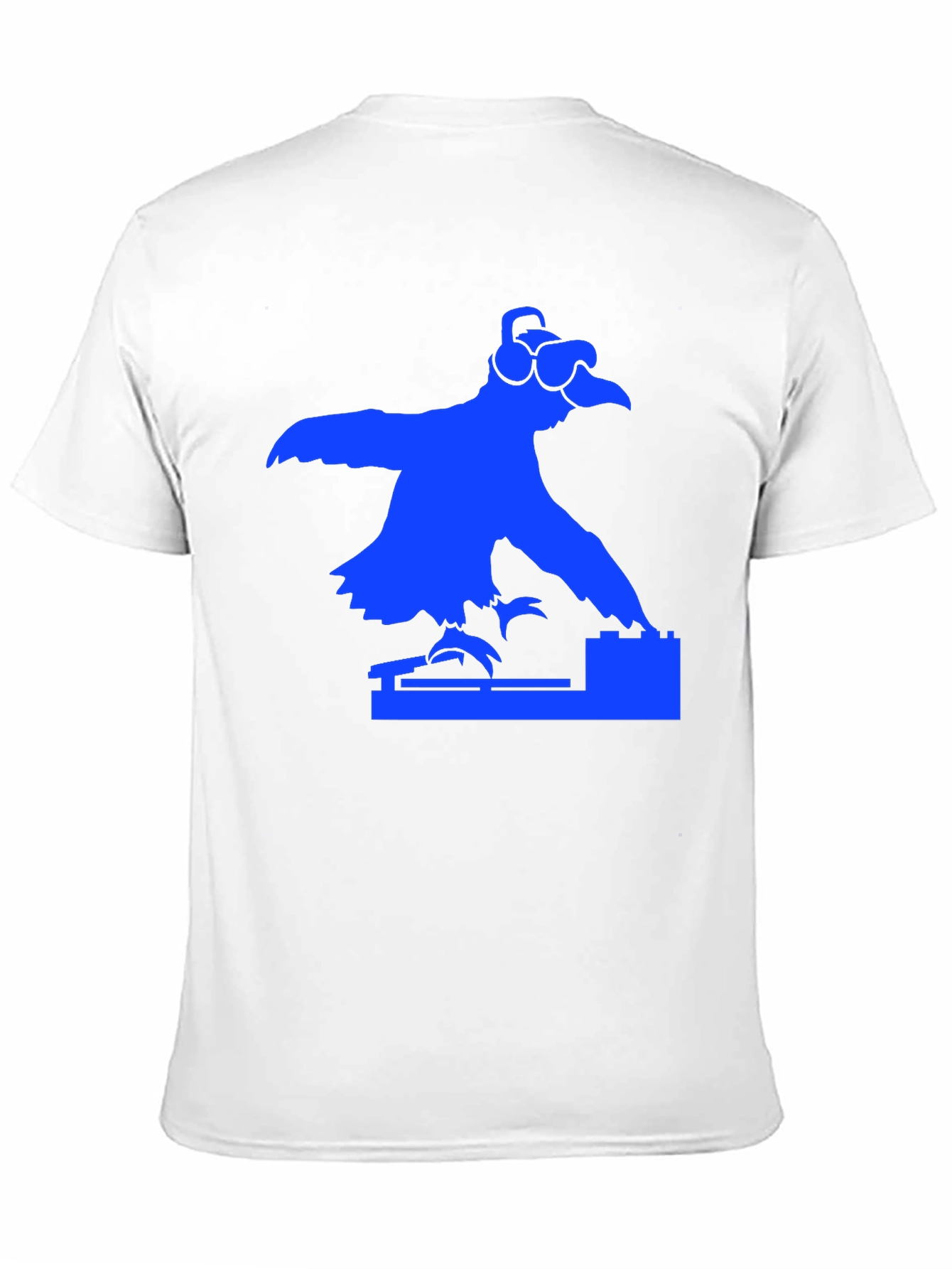 DJ Bird Graphic Tee - Black Cotton Comfort