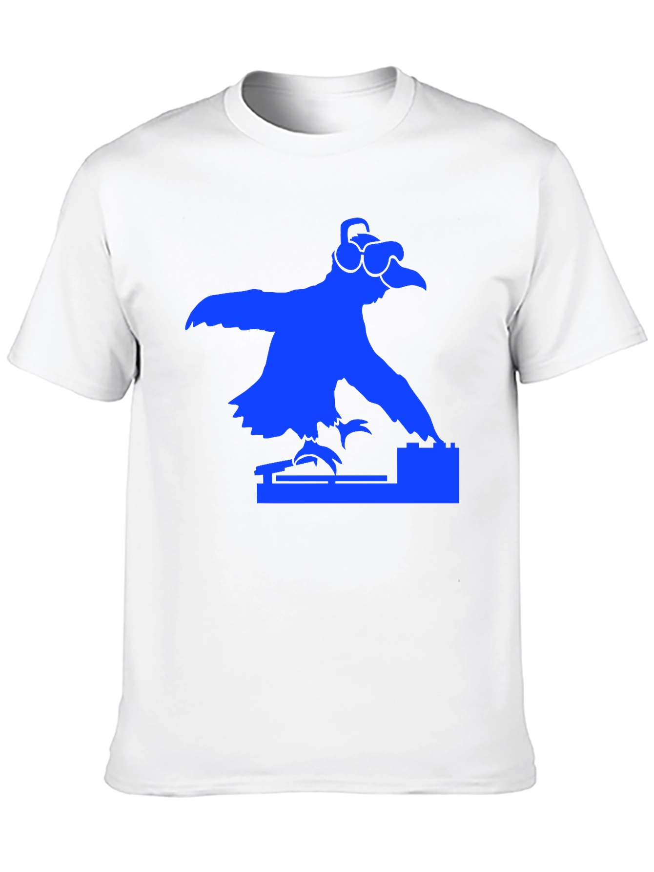 DJ Bird Graphic Tee - Black Cotton Comfort