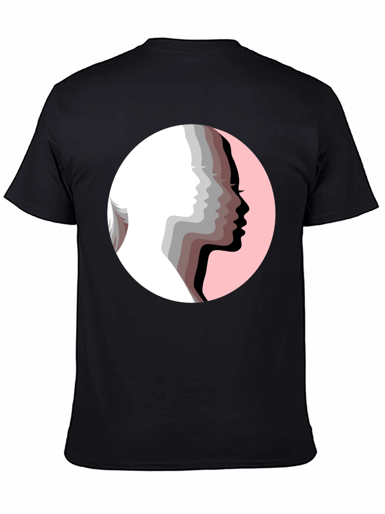 Silhouetted Faces Graphic Tee