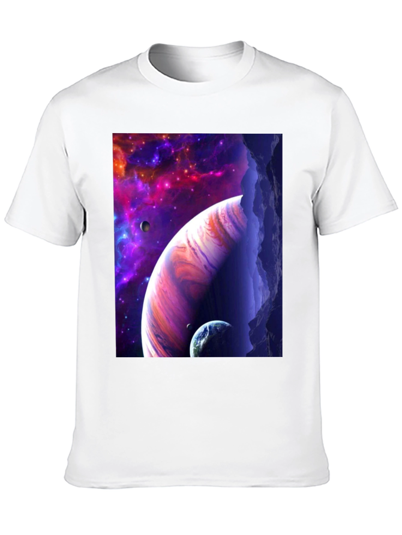 Cosmic Dreamer Black Graphic Tee